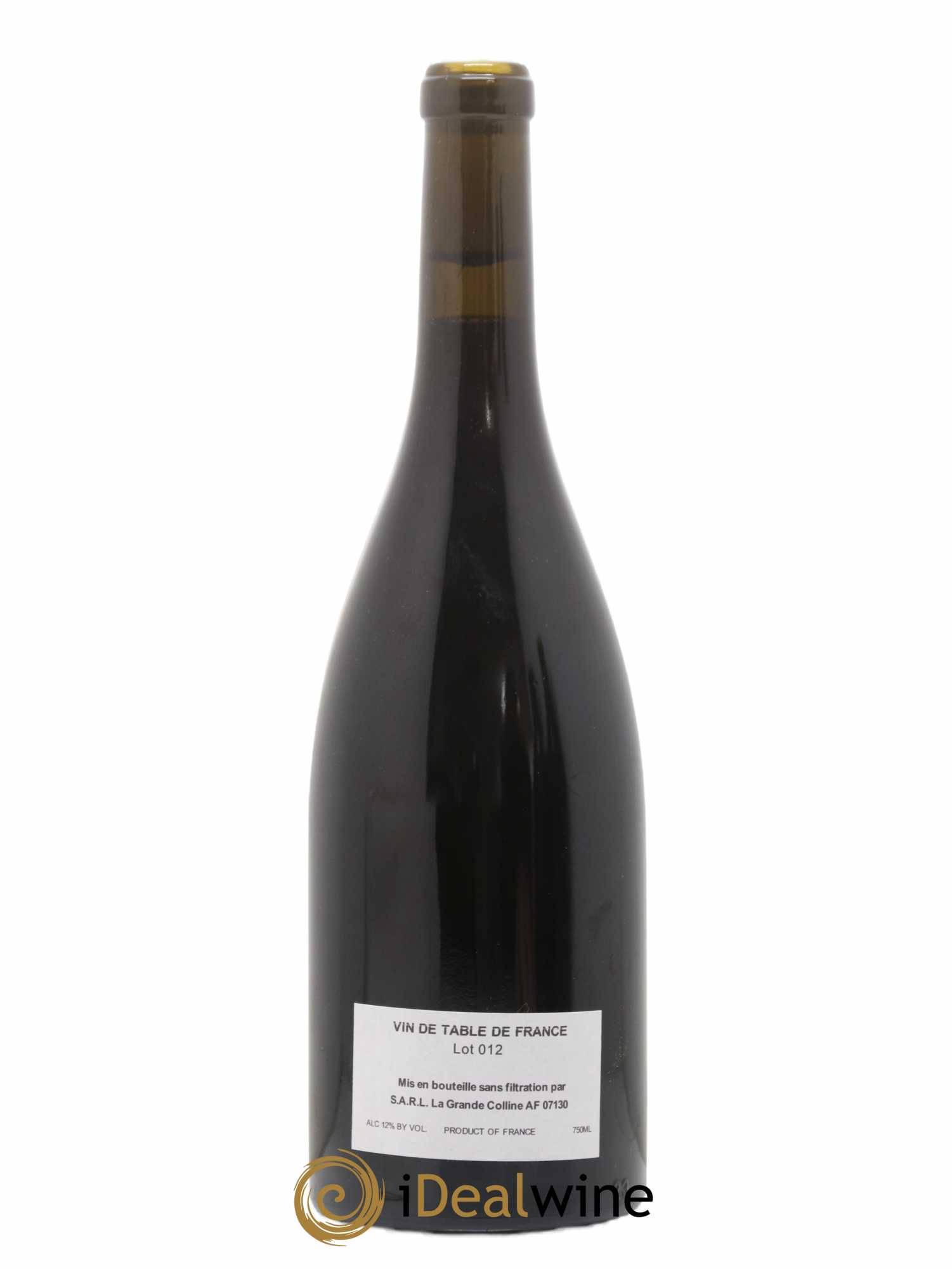 Vin de France (Ex Cornas) Hirotake Ooka - Domaine La Grande Colline 2012 - Lot de 1 bouteille - 1