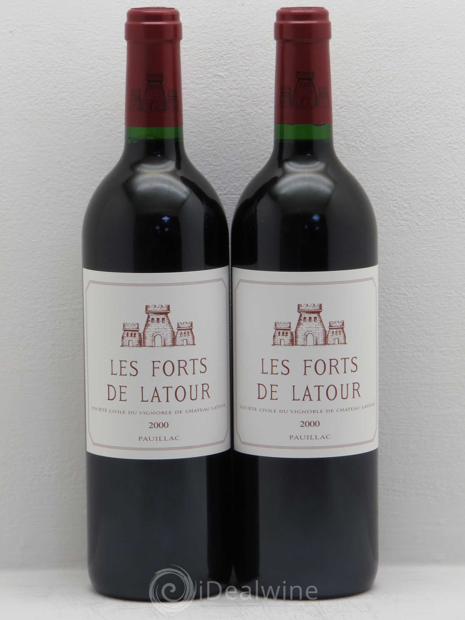 Les Forts de Latour Second Vin 2000 - Lot de 2 bouteilles - 0