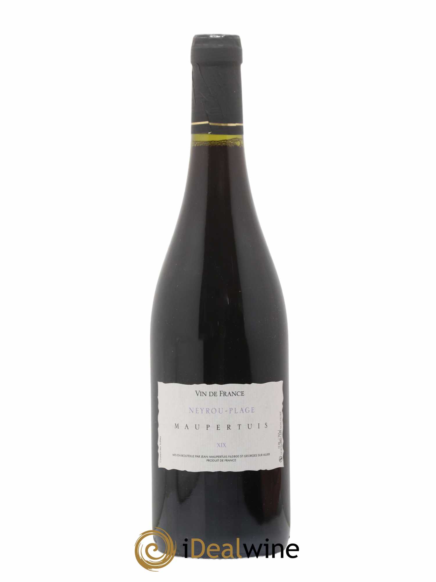Vin de France Neyrou Plage Jean Maupertuis 2019 - Lot de 1 bouteille - 0