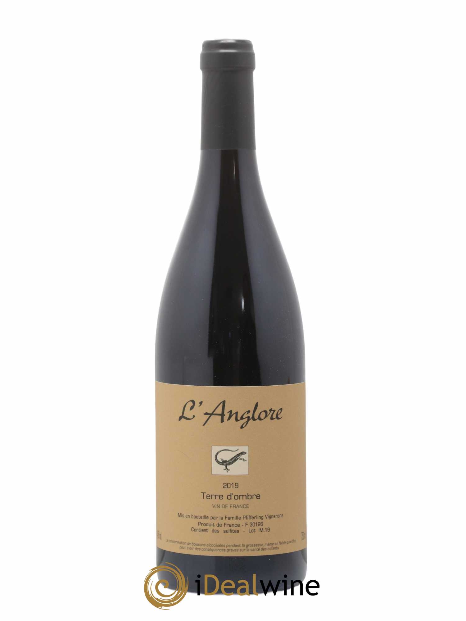 Vin de France Terre d'Ombre L'Anglore 2019 - Lot de 1 bouteille - 0