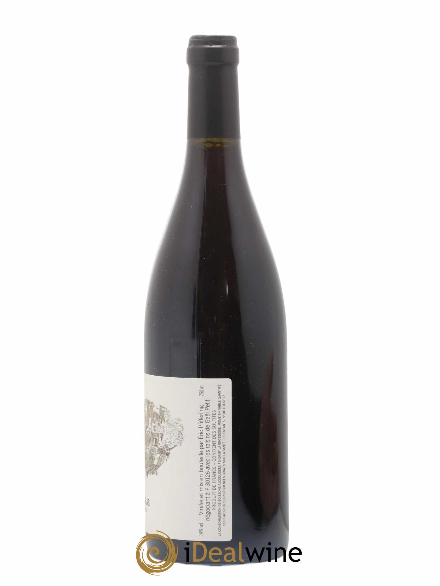 Tavel Argialas Eric Pfifferling 2017 - Lot de 1 bouteille - 1