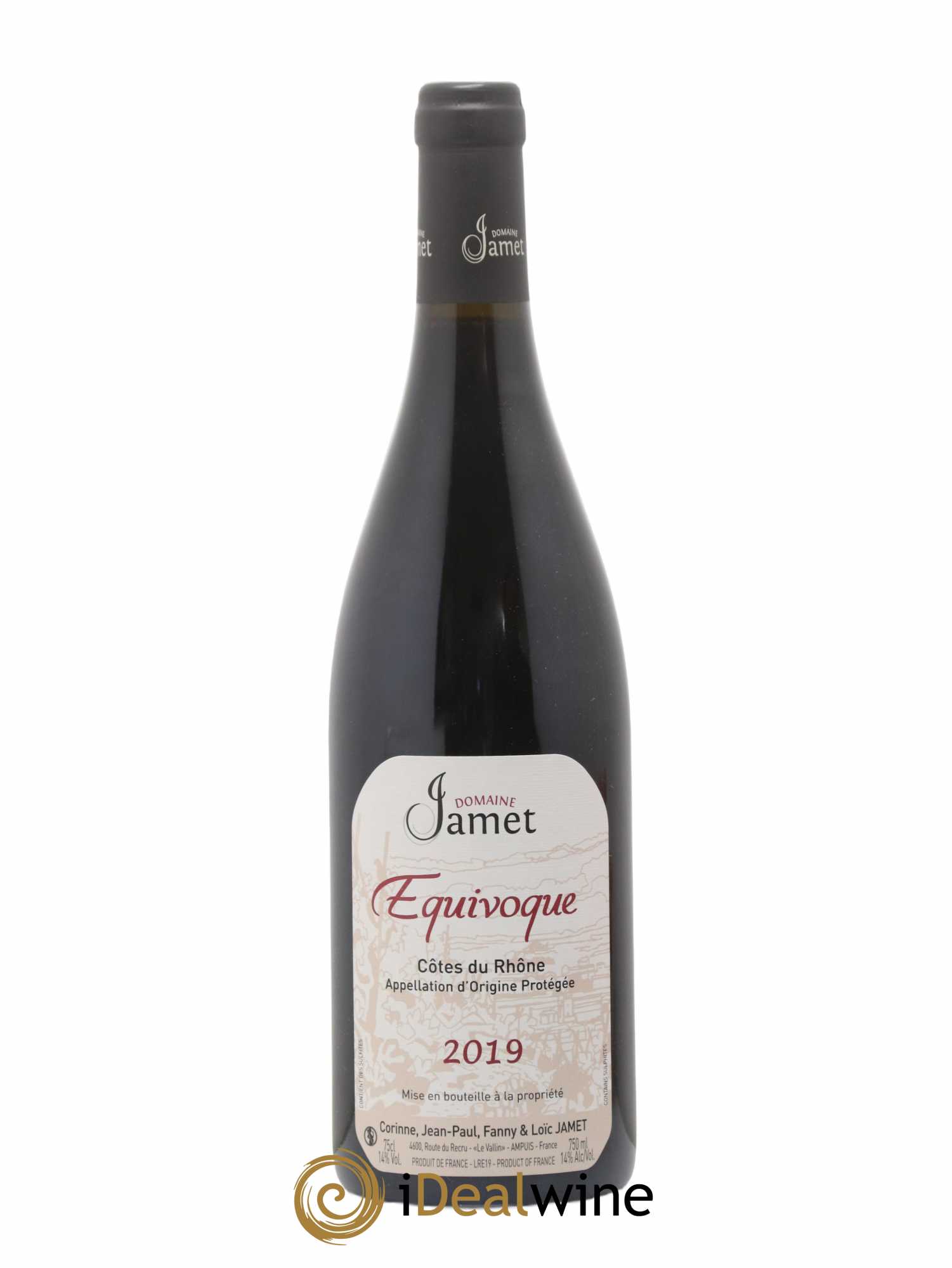 Côtes-du-Rhône Equivoque Jamet (Domaine) 2019 - Lot de 1 bouteille - 0