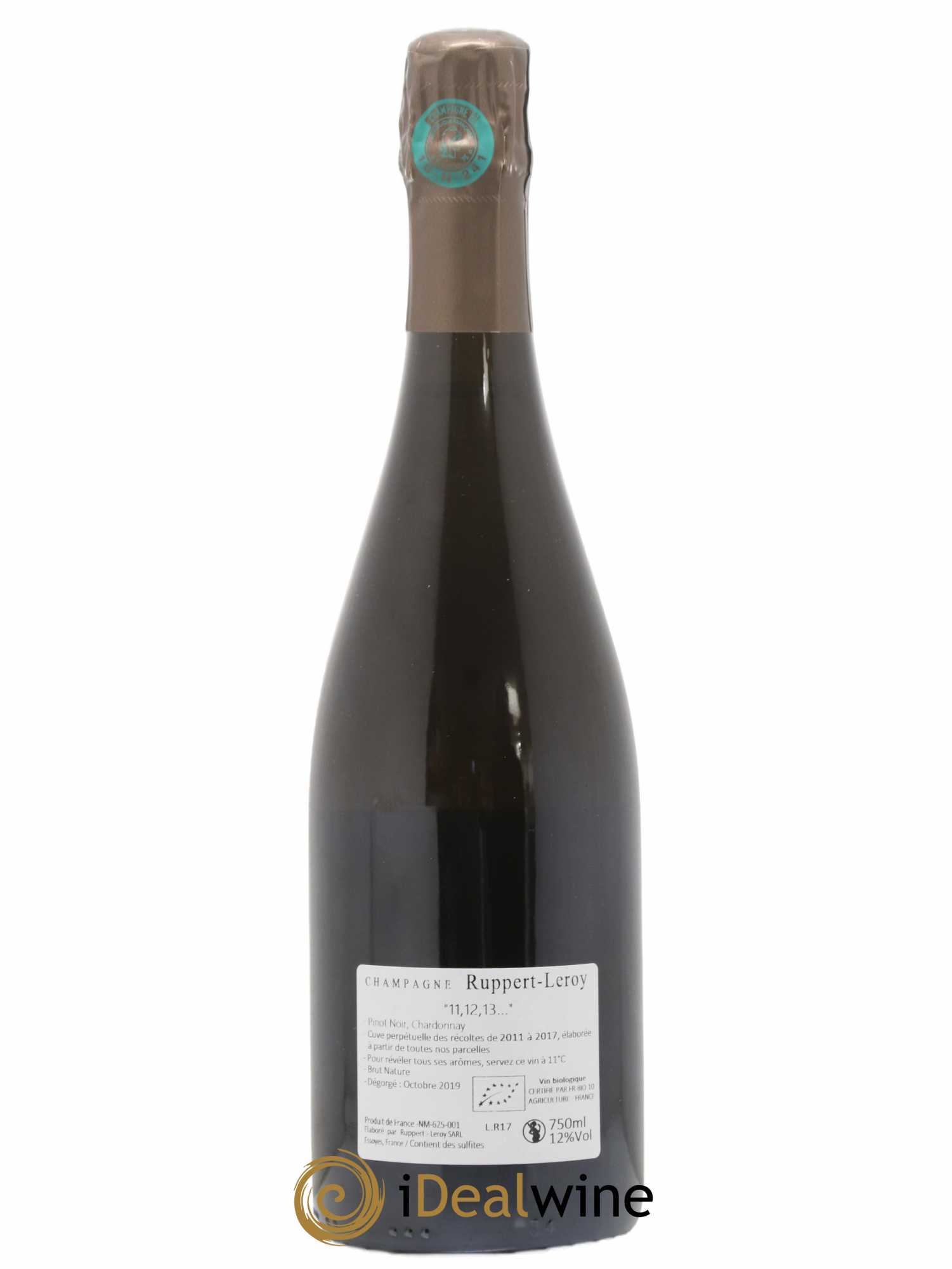 Brut Nature 11,12,13... Ruppert-Leroy - Lot de 1 bouteille - 1