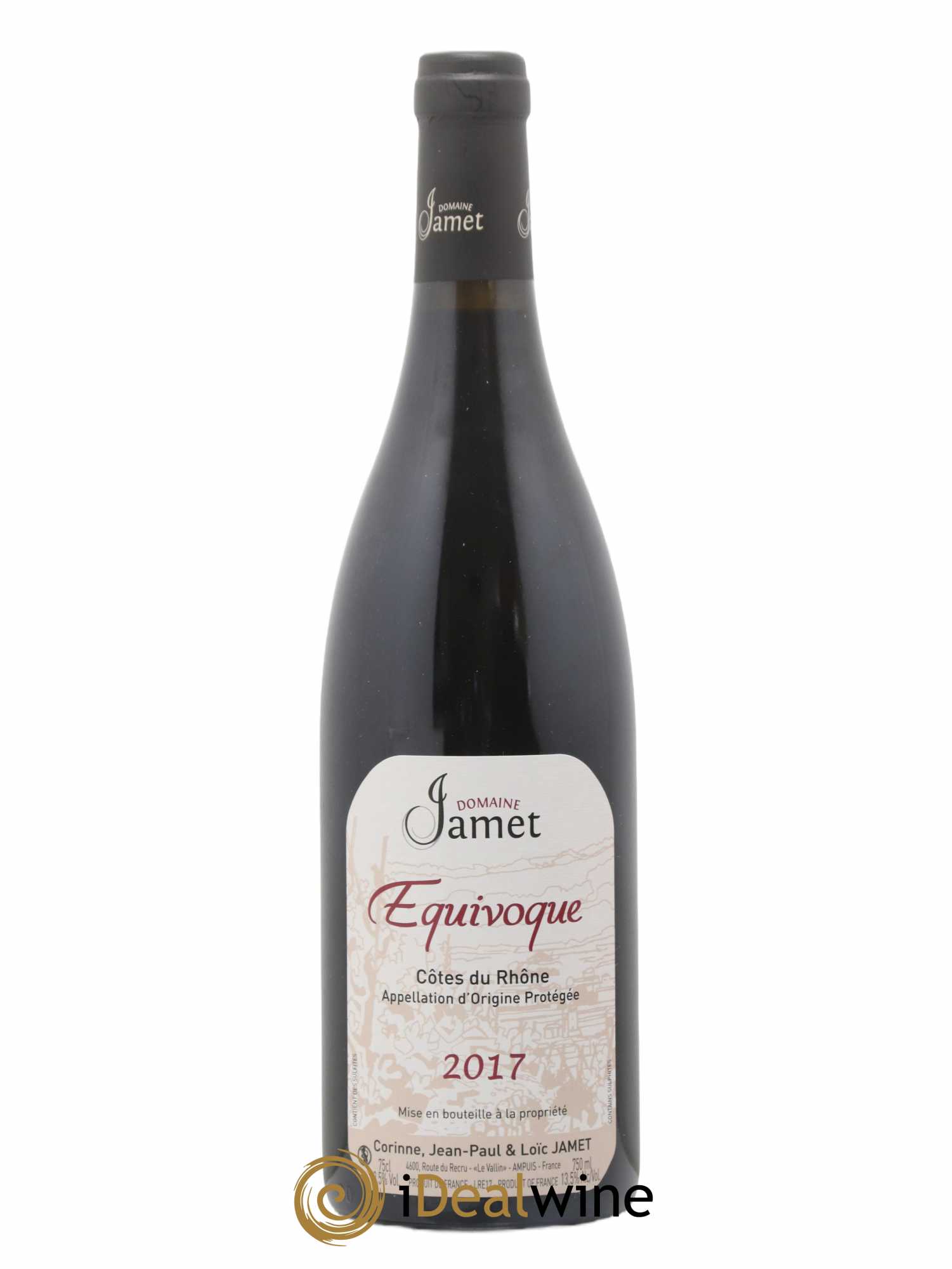 Côtes-du-Rhône Equivoque Jamet (Domaine) 2017 - Lot de 1 bouteille - 0