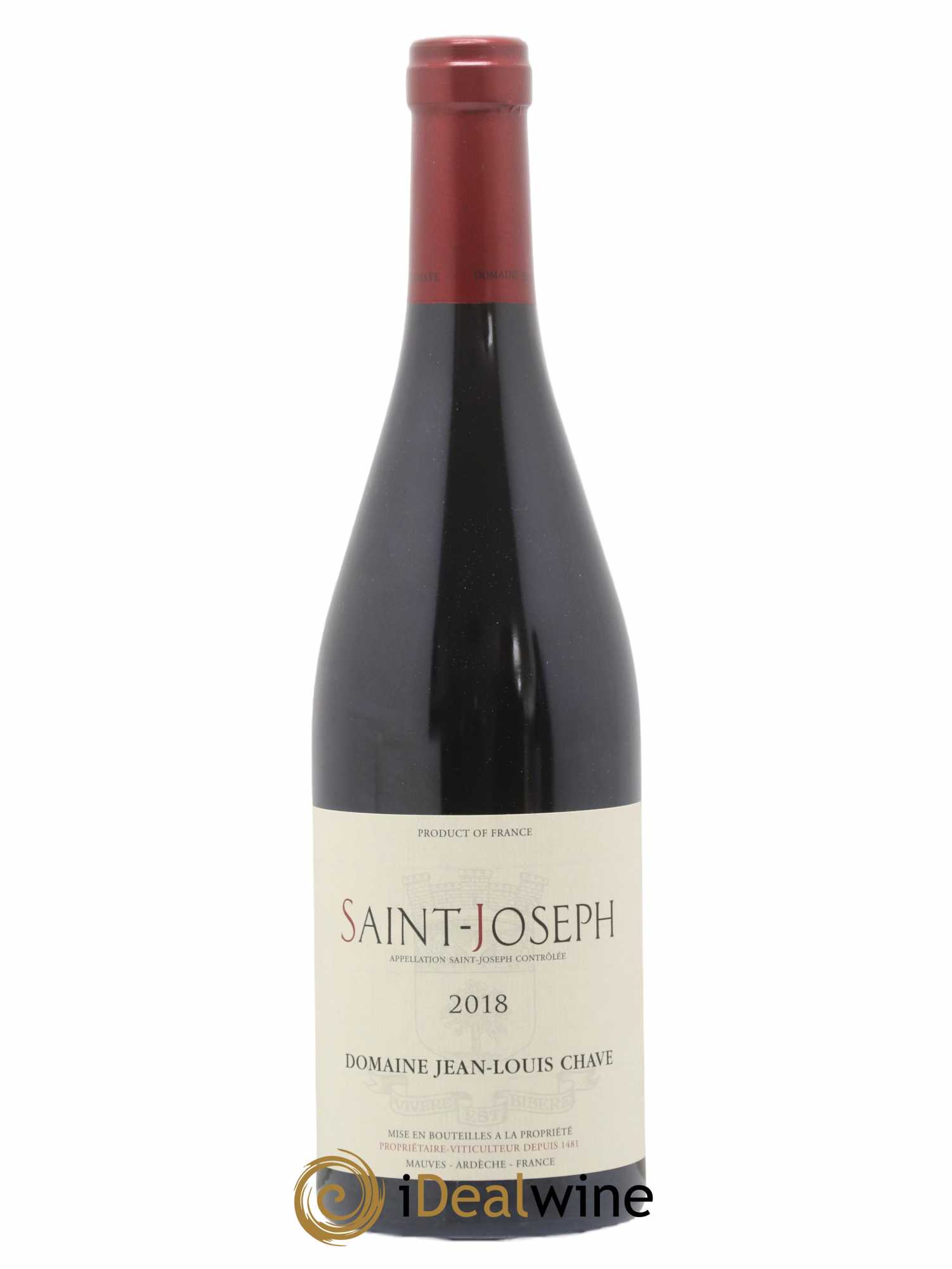 Saint-Joseph Jean-Louis Chave 2018 - Lot de 1 bouteille - 0