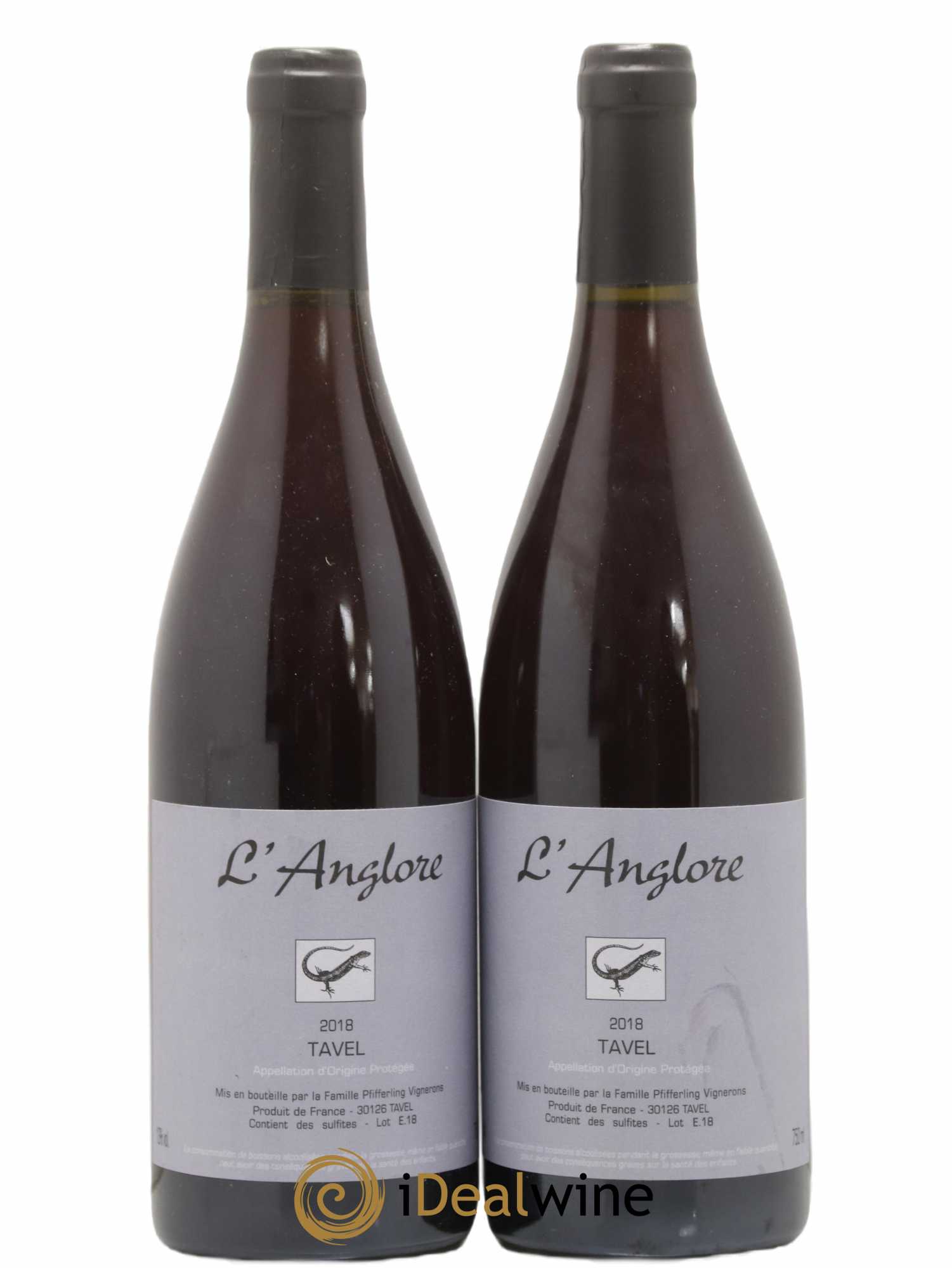 Tavel L'Anglore 2018 - Posten von 2 Flaschen - 0