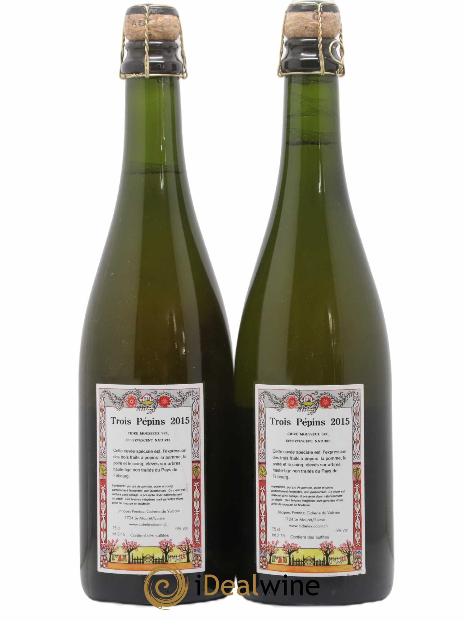 Cidre  2015 - Posten von 2 Flaschen - 1
