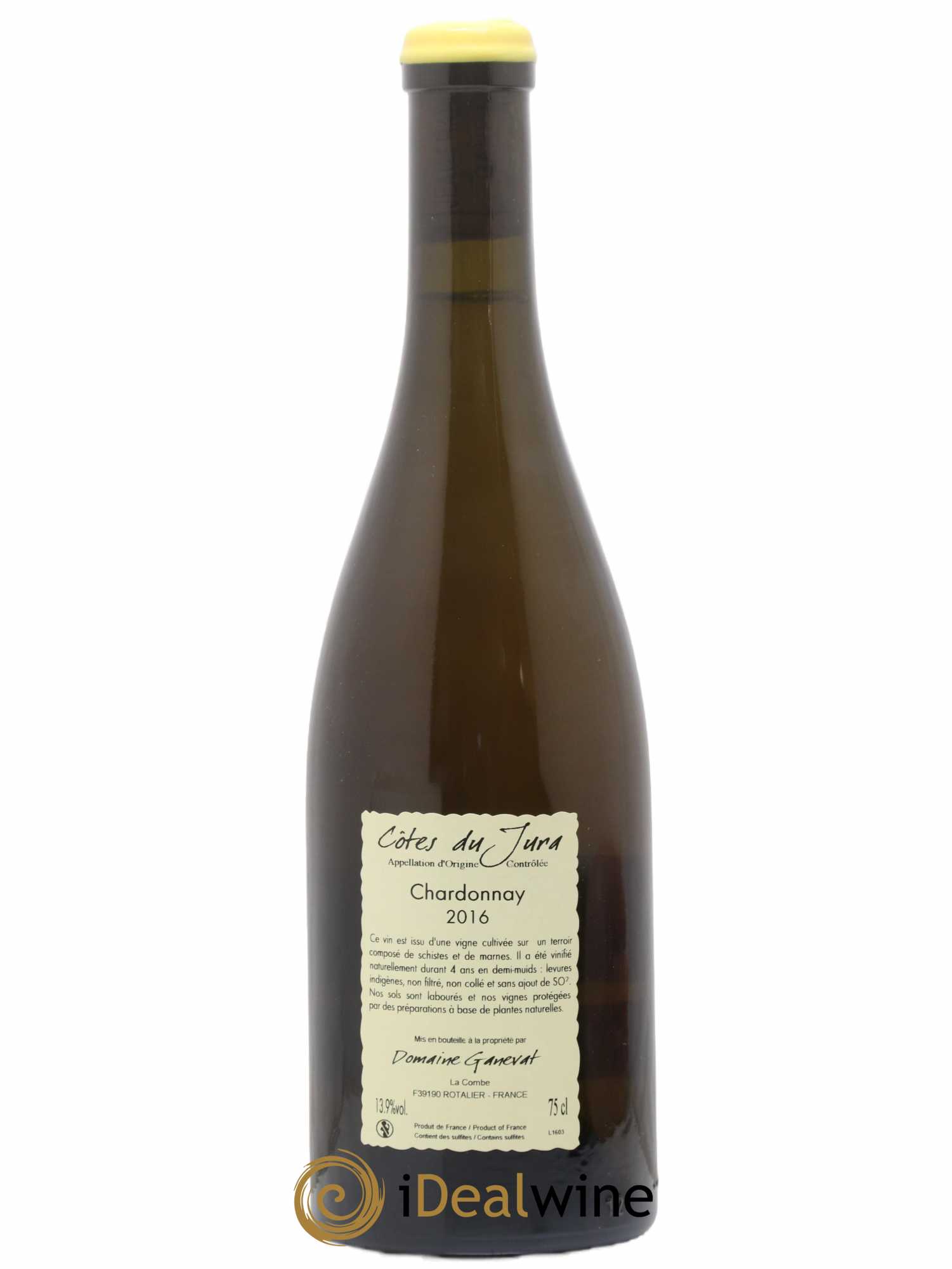 Côtes du Jura Grusse en Billat Jean-François Ganevat (Domaine) 2016 - Lot de 1 bouteille - 1