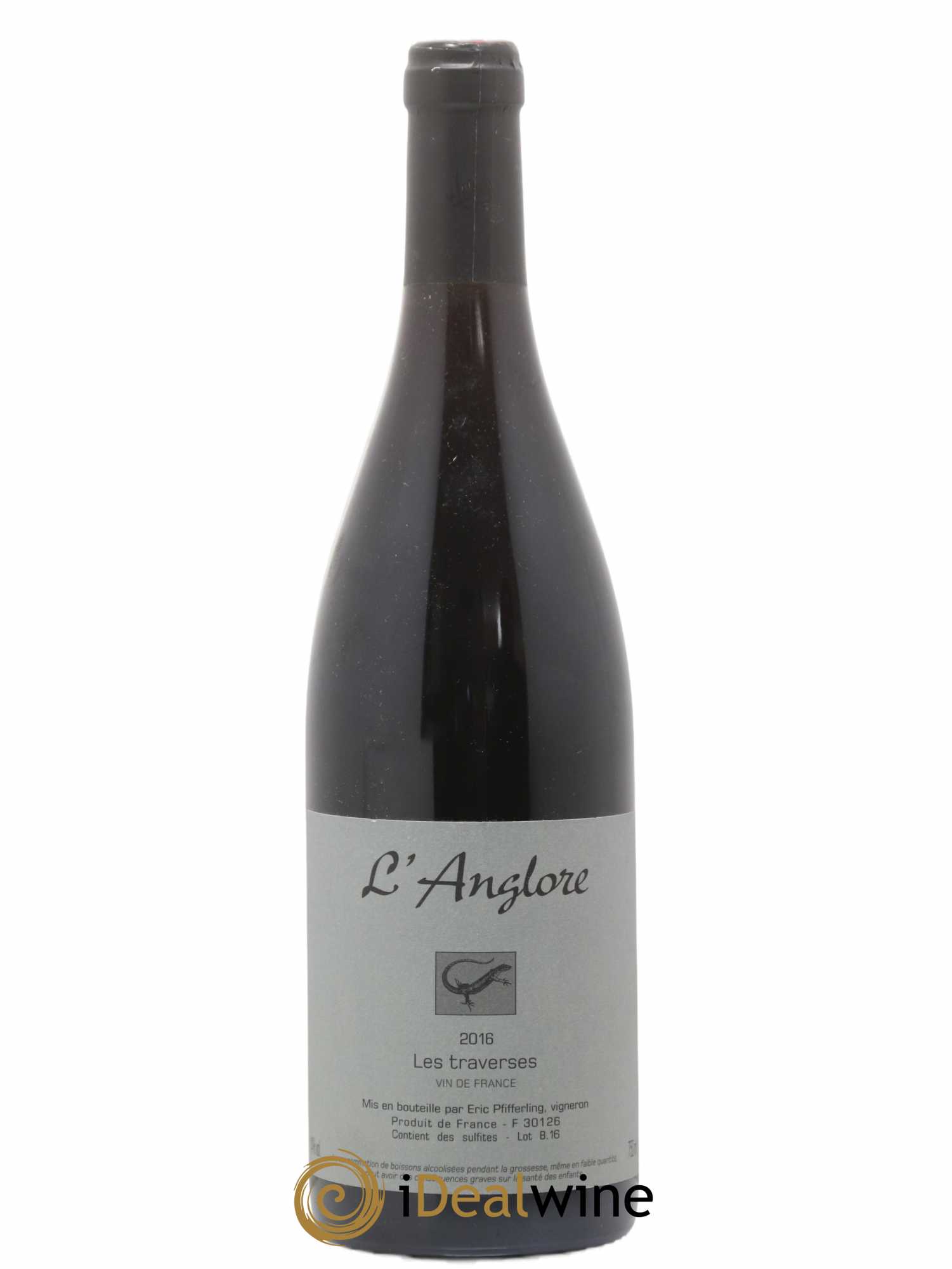 Vin de France Les Traverses L'Anglore 2016 - Lot de 1 bouteille - 0