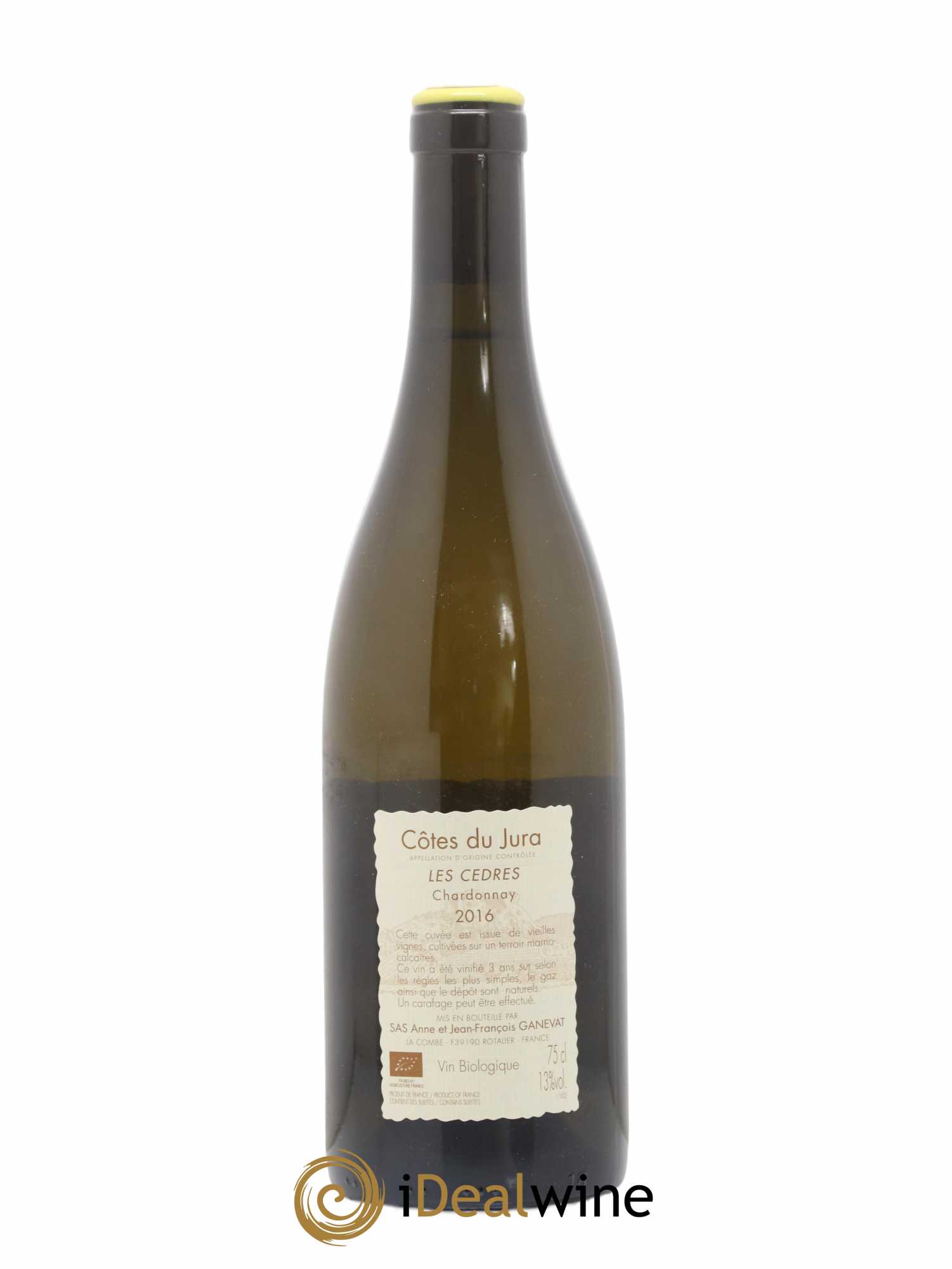 Vin de France (anciennement Côtes du Jura) Les Cèdres Anne et Jean François Ganevat 2016 - Lot de 1 bouteille - 1