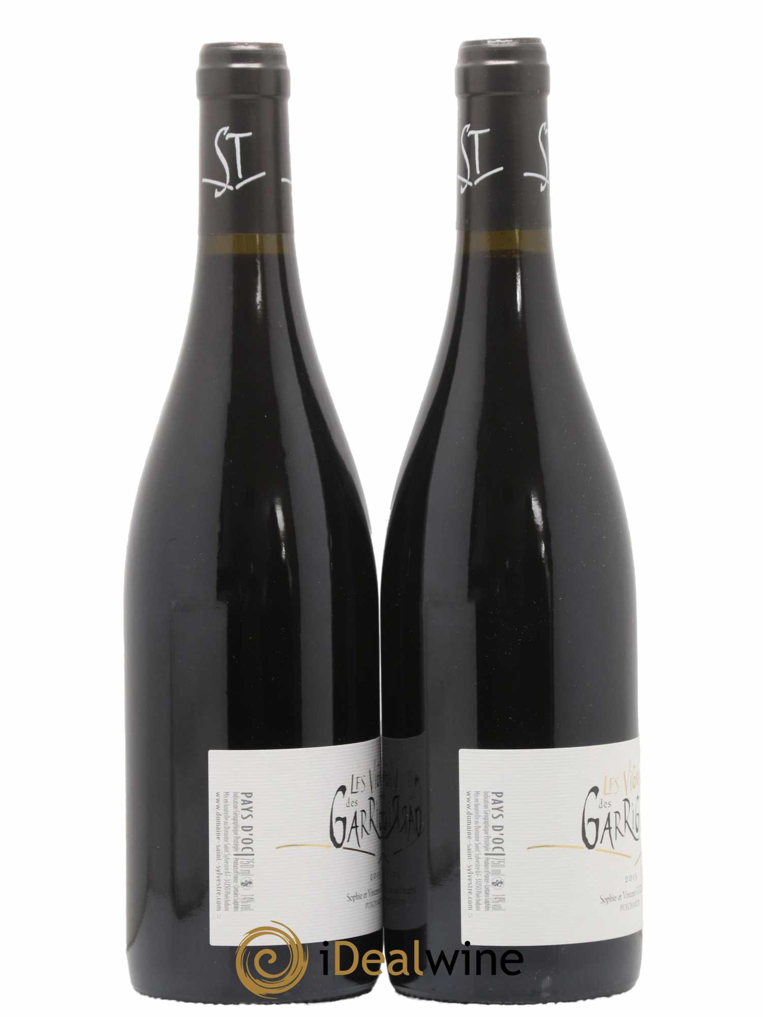 Pays d'Oc Vignes des Garrigues Vincent Guizard 2015 - Posten von 2 Flaschen - 1