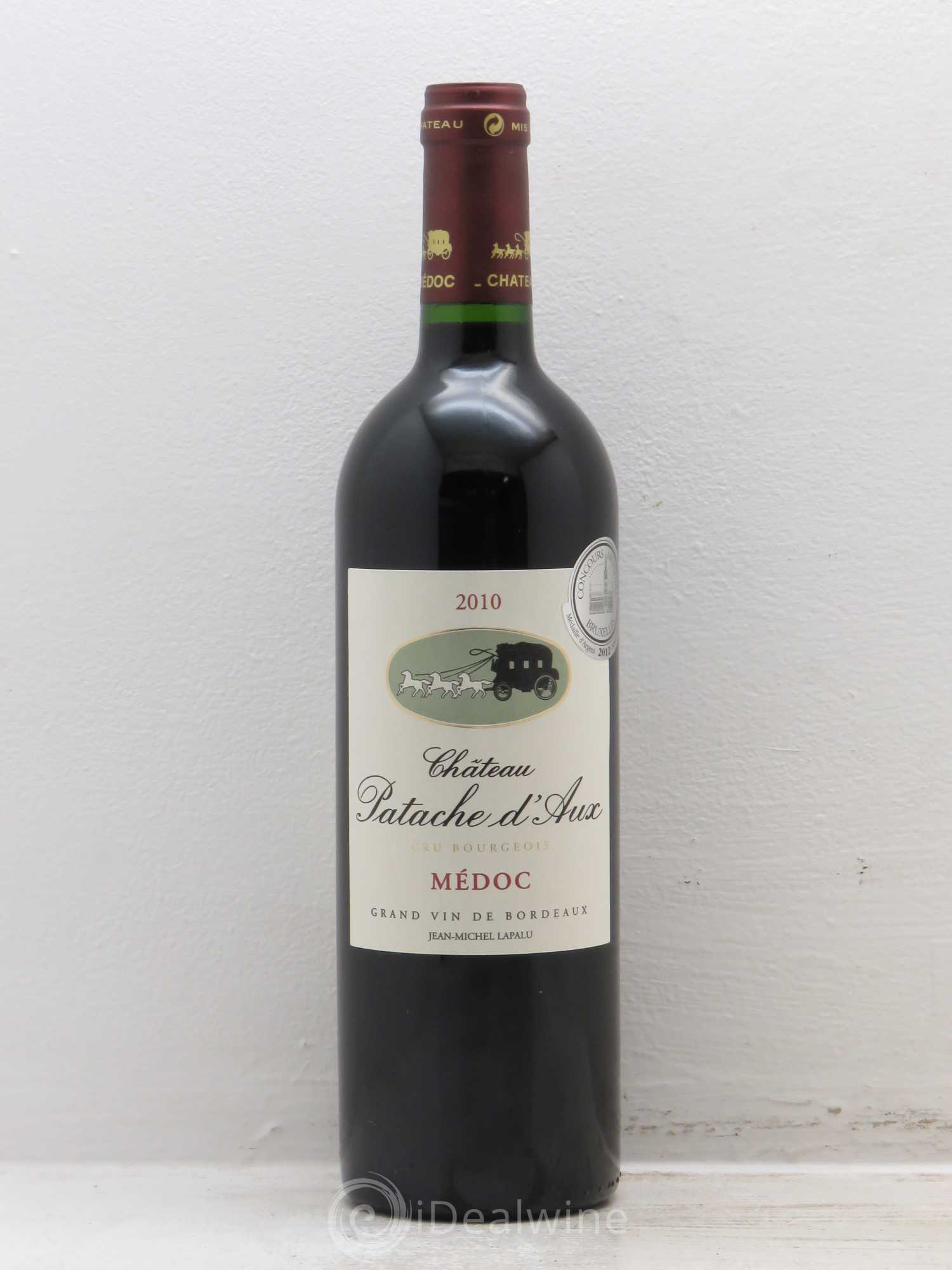 Château Patache d'Aux Cru Bourgeois 2010 - Lot de 12 bouteilles - 0