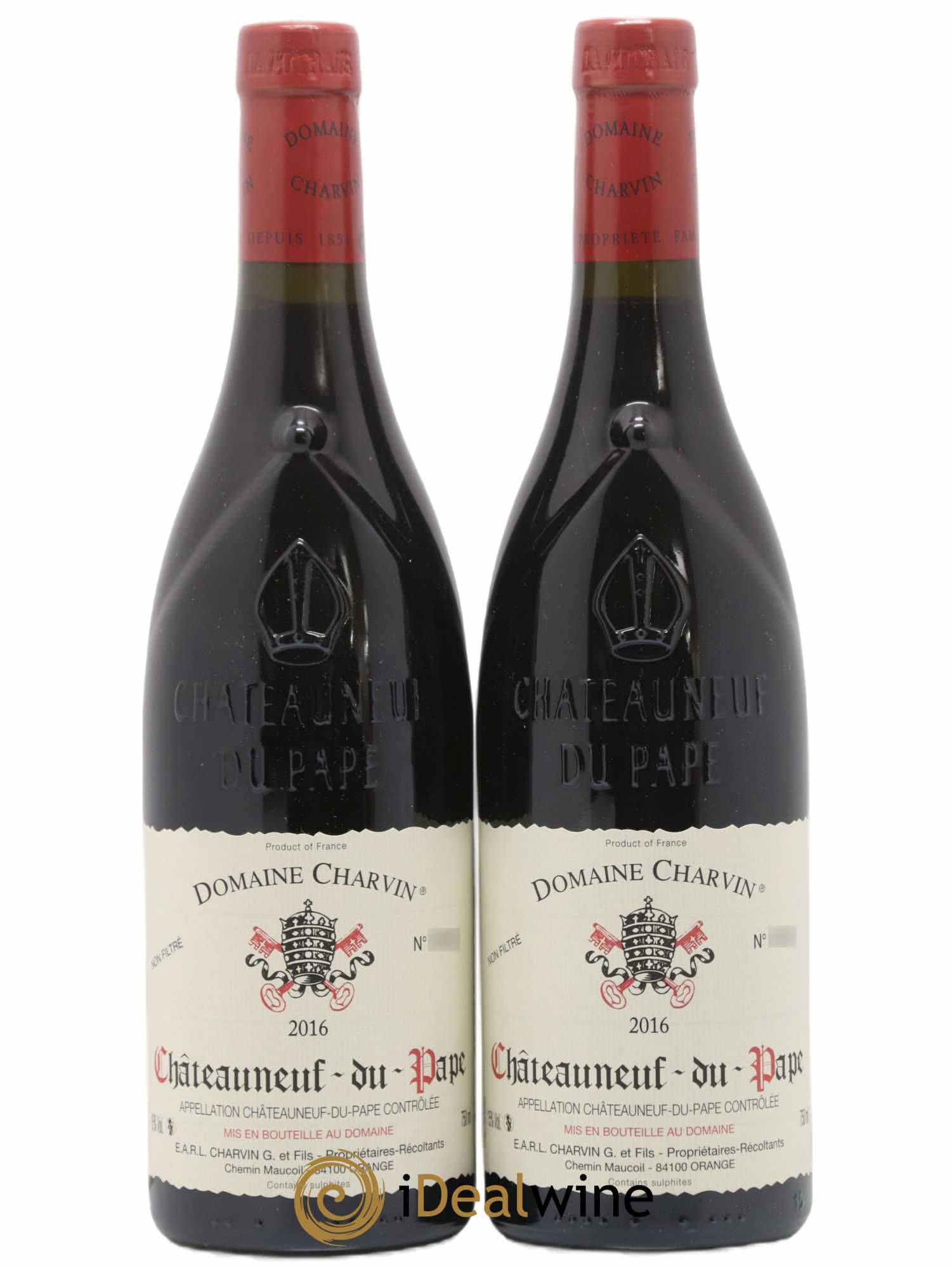 Châteauneuf-du-Pape Charvin (Domaine) 2016 - Lot de 2 bouteilles - 0