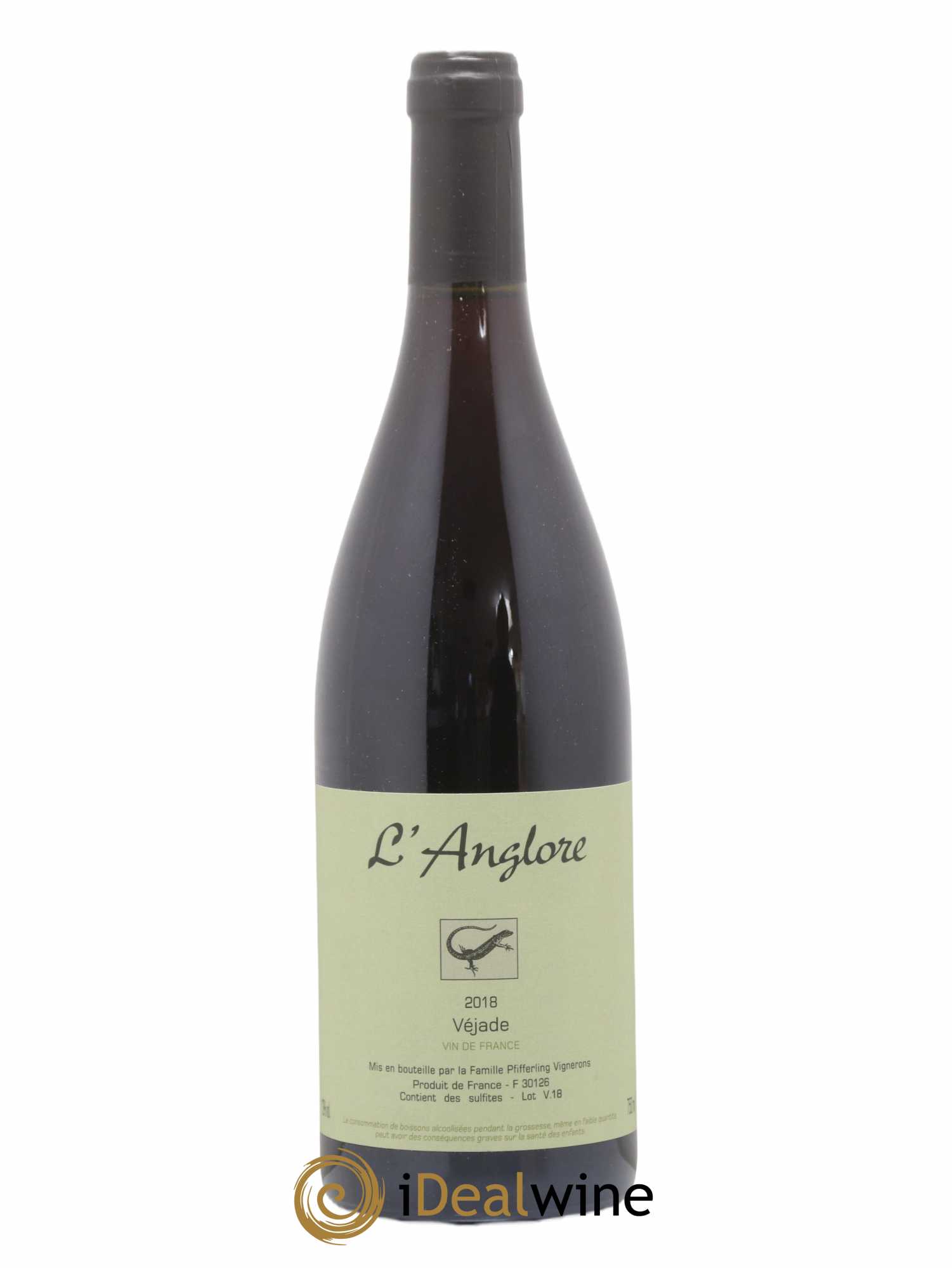Vin de France Véjade L'Anglore 2018 - Lot of 1 bottle - 0
