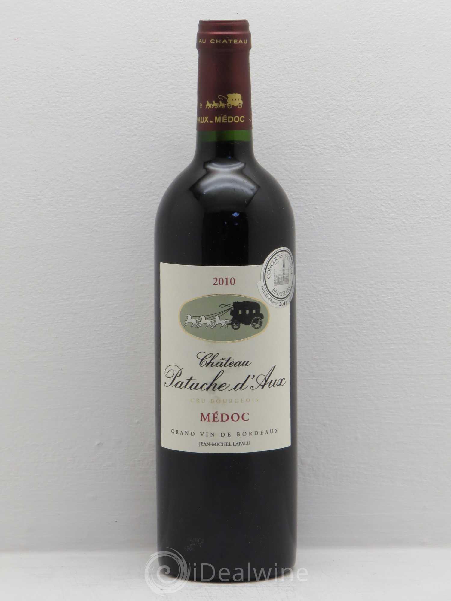 Château Patache d'Aux Cru Bourgeois 2010 - Lot de 6 bouteilles - 0