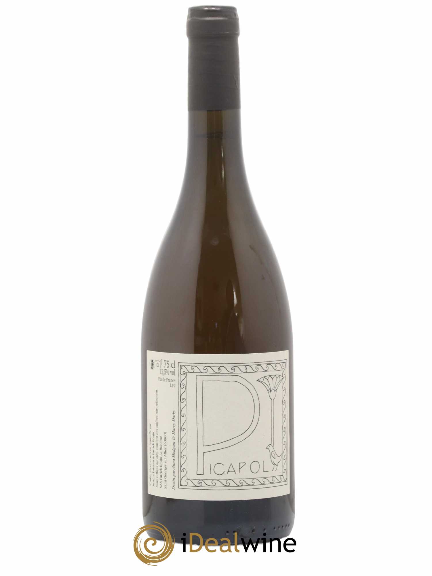 Vin de France Picapol Patrick Bouju - La Bohème 2019 - Lot de 1 bouteille - 0