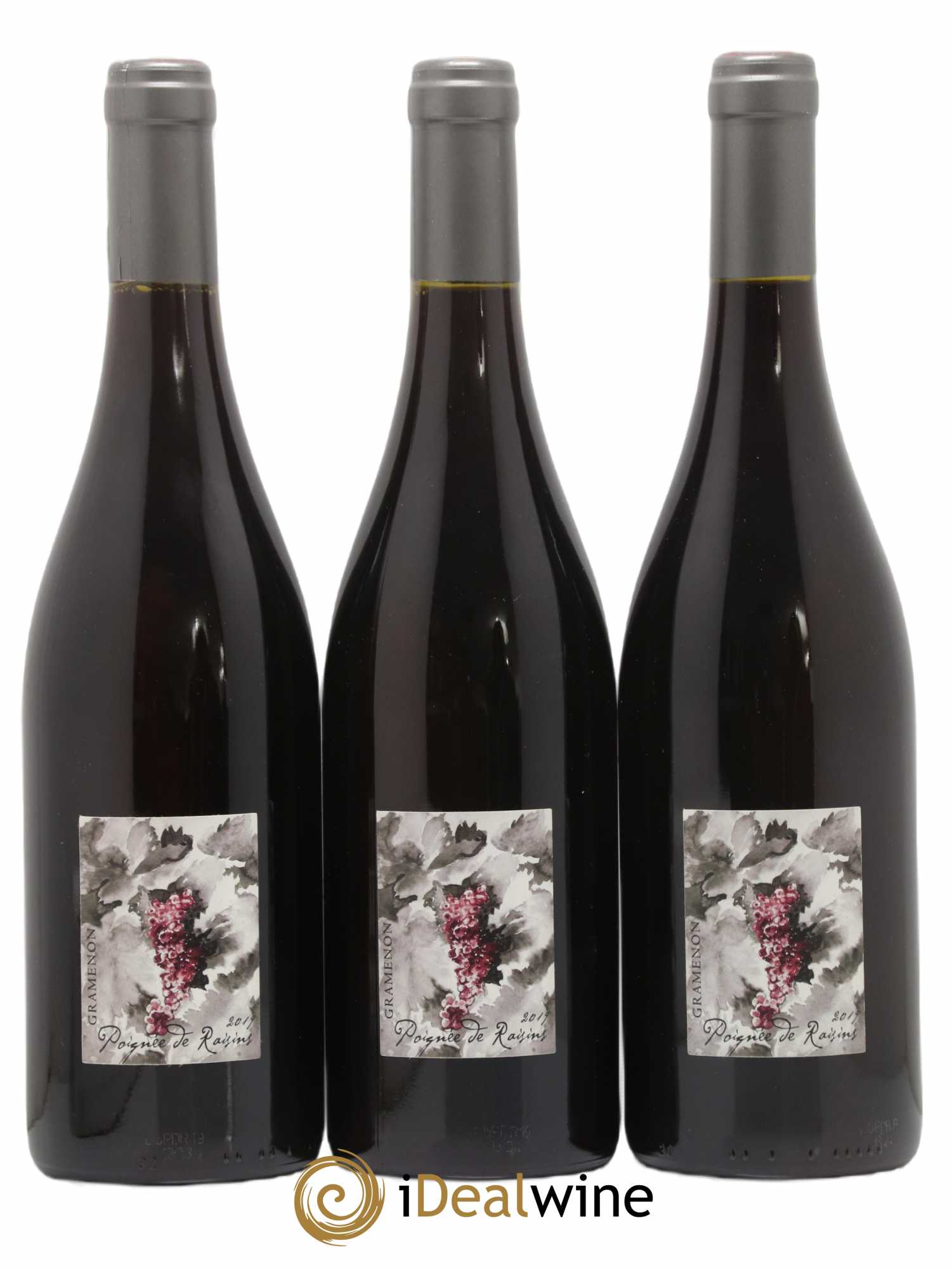 Côtes-du-Rhône Poignée de raisins Gramenon (Domaine) 2019 - Lot de 3 bouteilles - 0