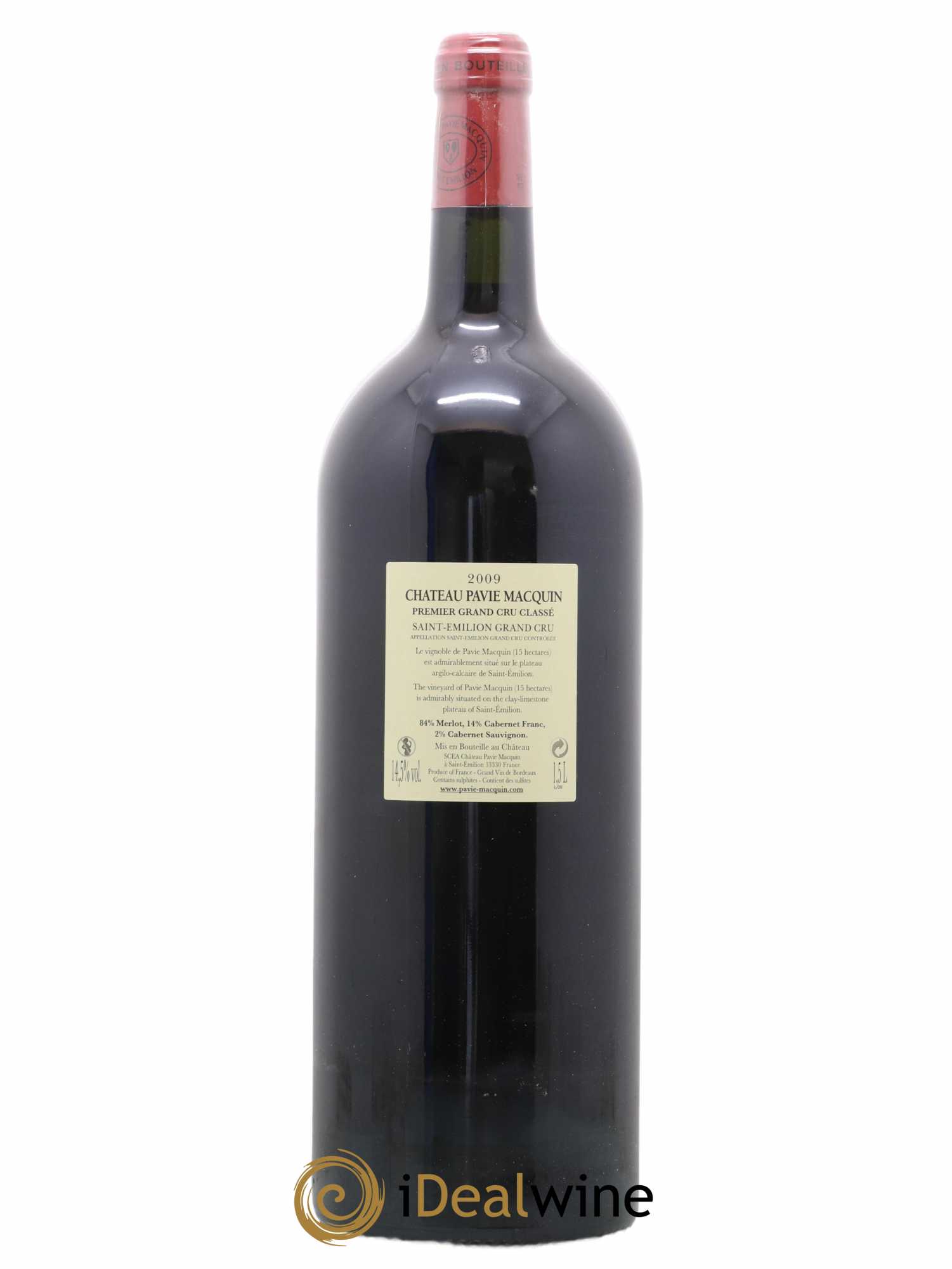 Château Pavie Macquin 1er Grand Cru Classé B 2009 - Lot de 1 magnum - 2
