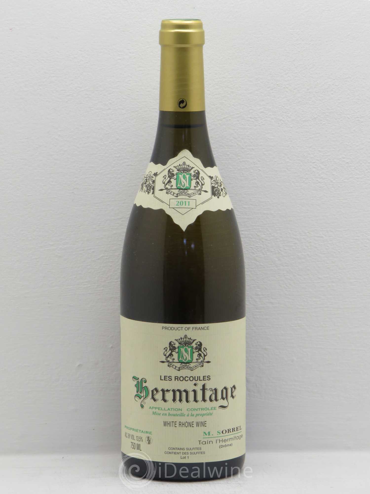 Hermitage Les Rocoules Marc Sorrel 2011 - Lot de 1 bouteille - 0