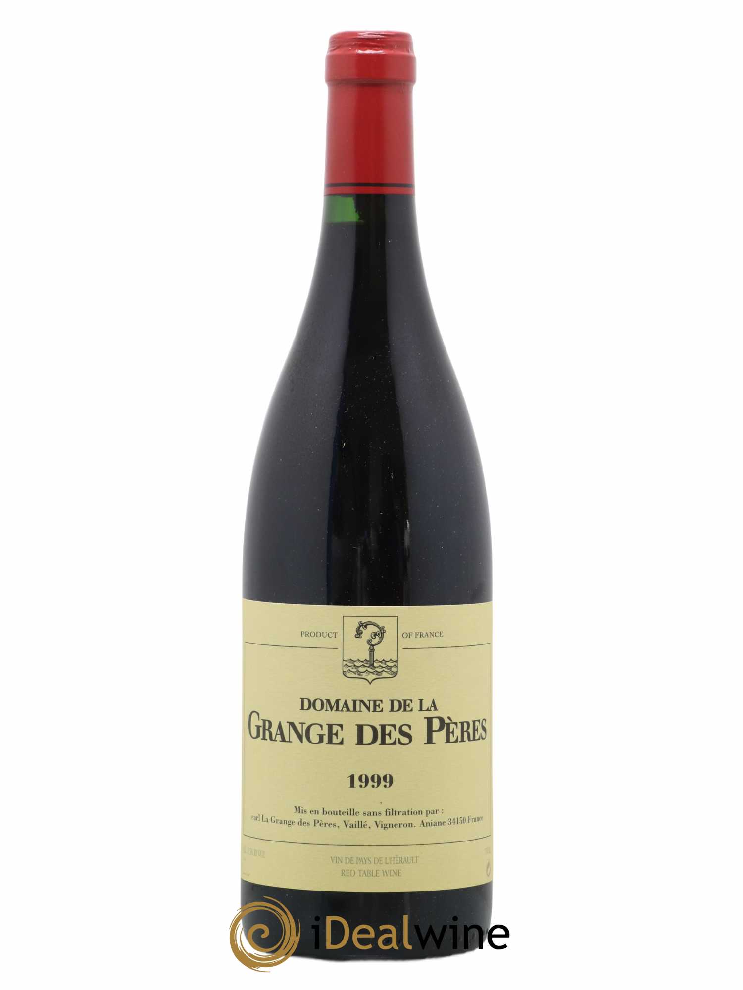 Pays d'Hérault Grange des Pères Laurent Vaillé 1999 - Lot de 1 bouteille - 0