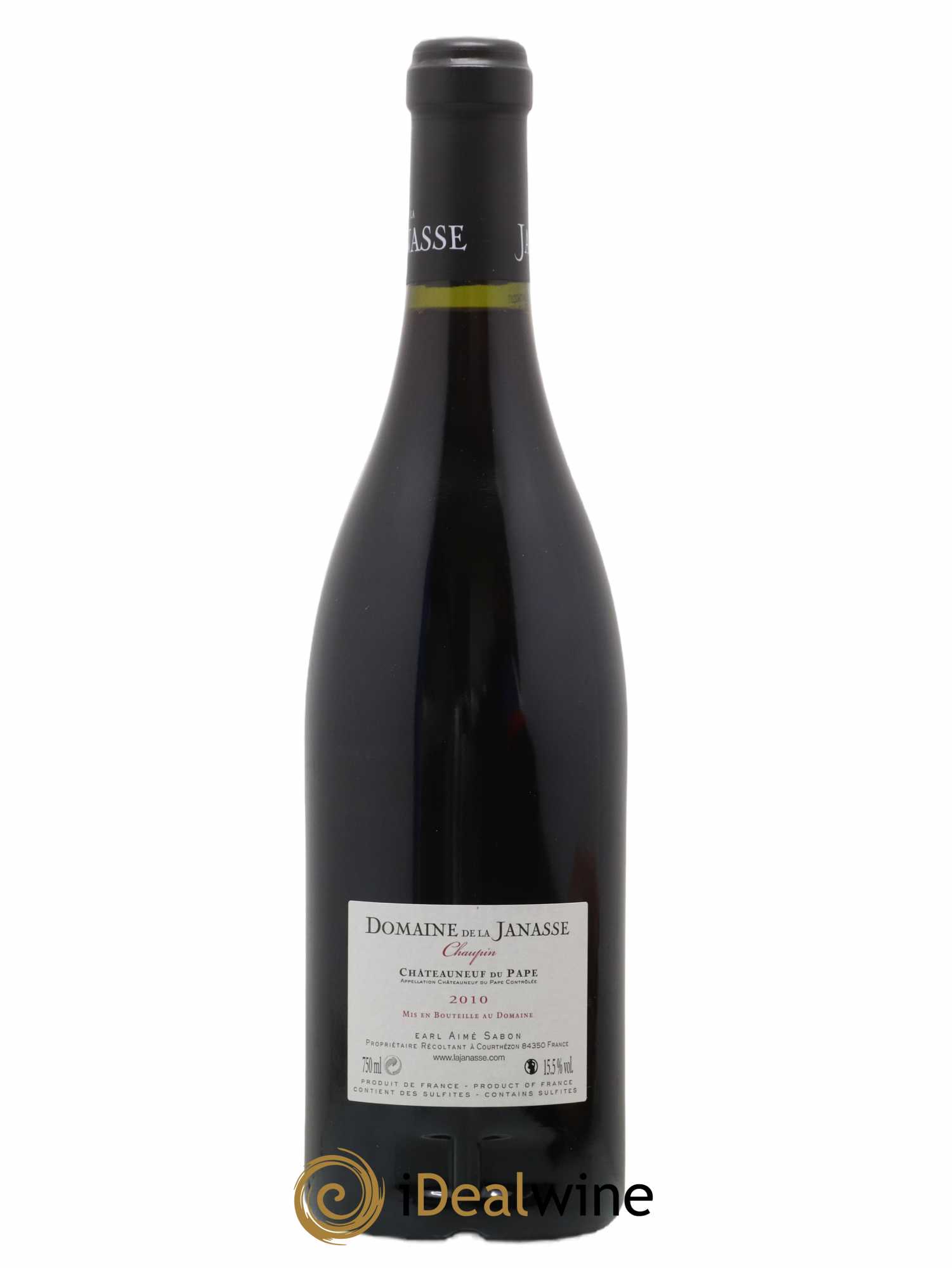 Châteauneuf-du-Pape Cuvée Chaupin La Janasse (Domaine de)  2010 - Lot de 1 bouteille - 1