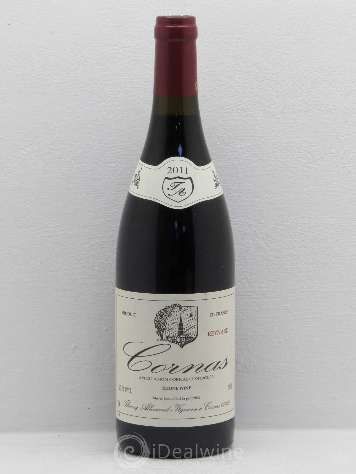 Cornas Reynard Thierry Allemand 2011 - Lot de 1 bouteille - 0