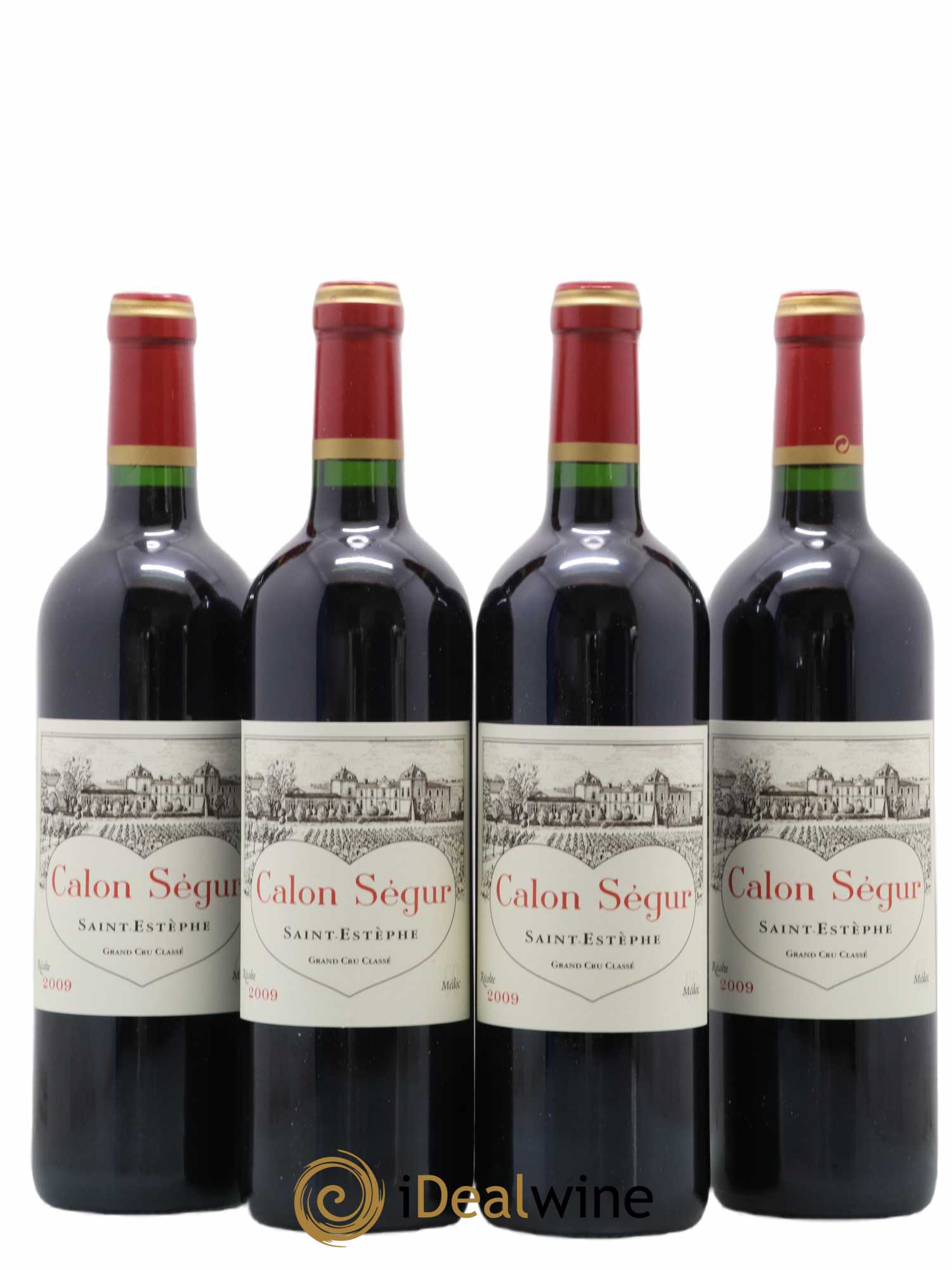 Château Calon Ségur 3ème Grand Cru Classé 2009 - Lot de 4 bouteilles - 0