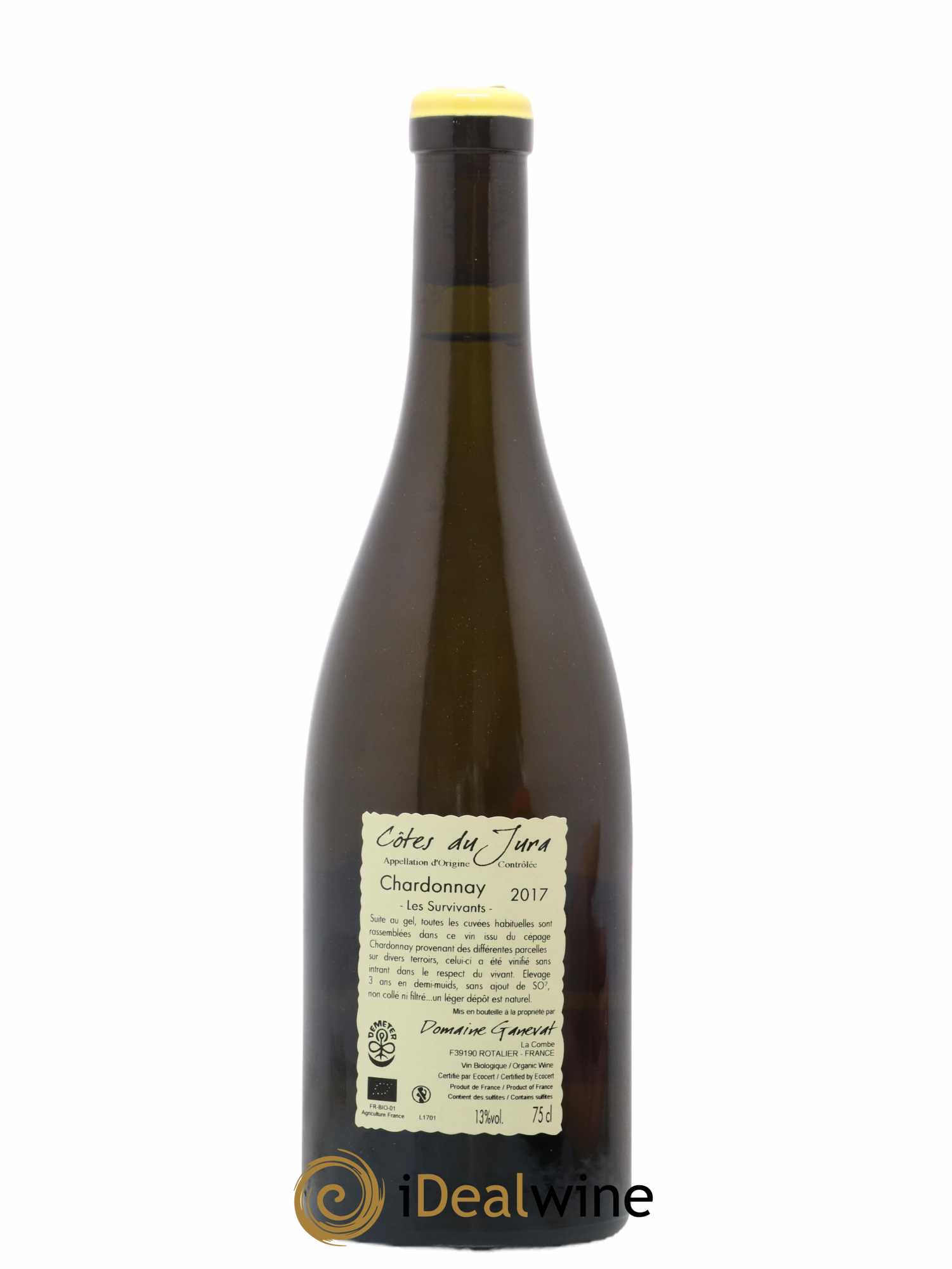 Côtes du Jura Les Survivants Jean-François Ganevat (Domaine)  2017 - Lot de 1 bouteille - 1