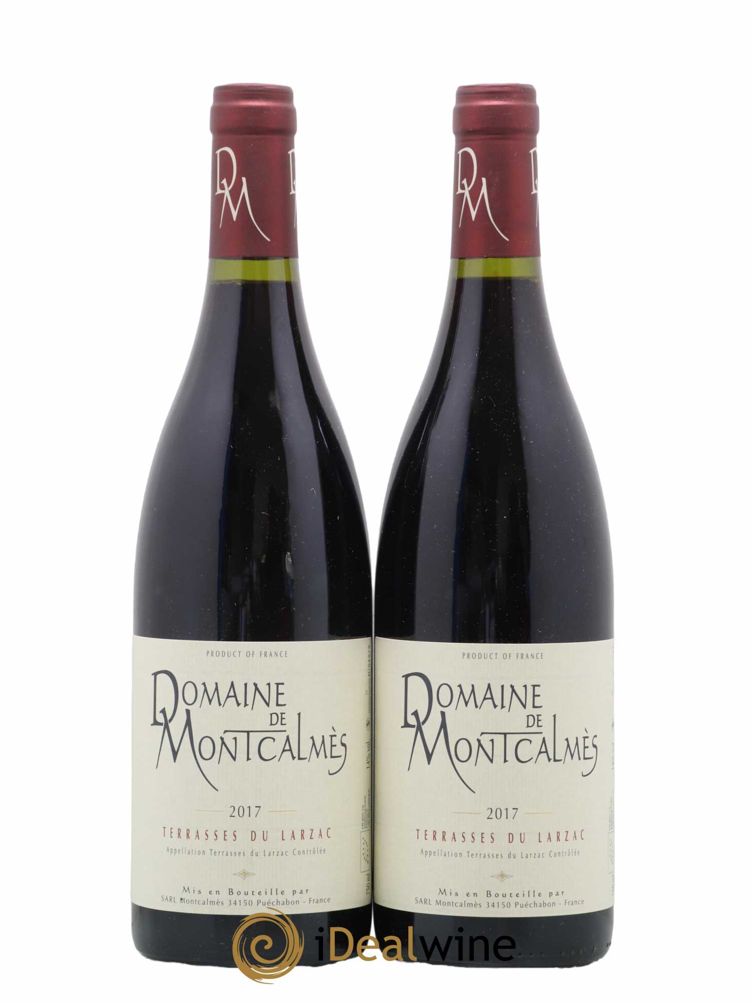 Terrasses du Larzac Domaine de Montcalmès Frédéric Pourtalié 2017 - Lot de 2 bouteilles - 0