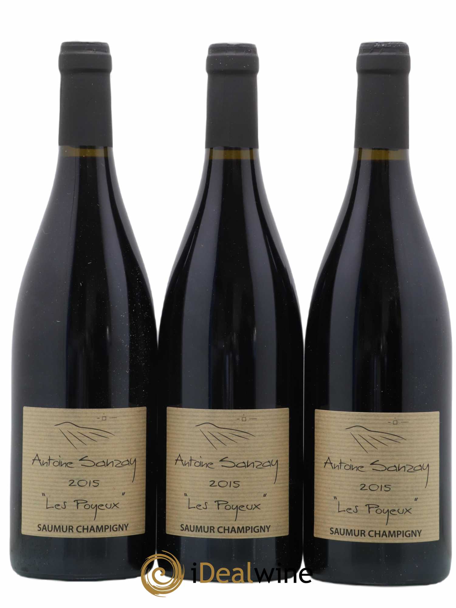 Saumur-Champigny Les Poyeux Antoine Sanzay 2015 - Lot de 3 bouteilles - 0