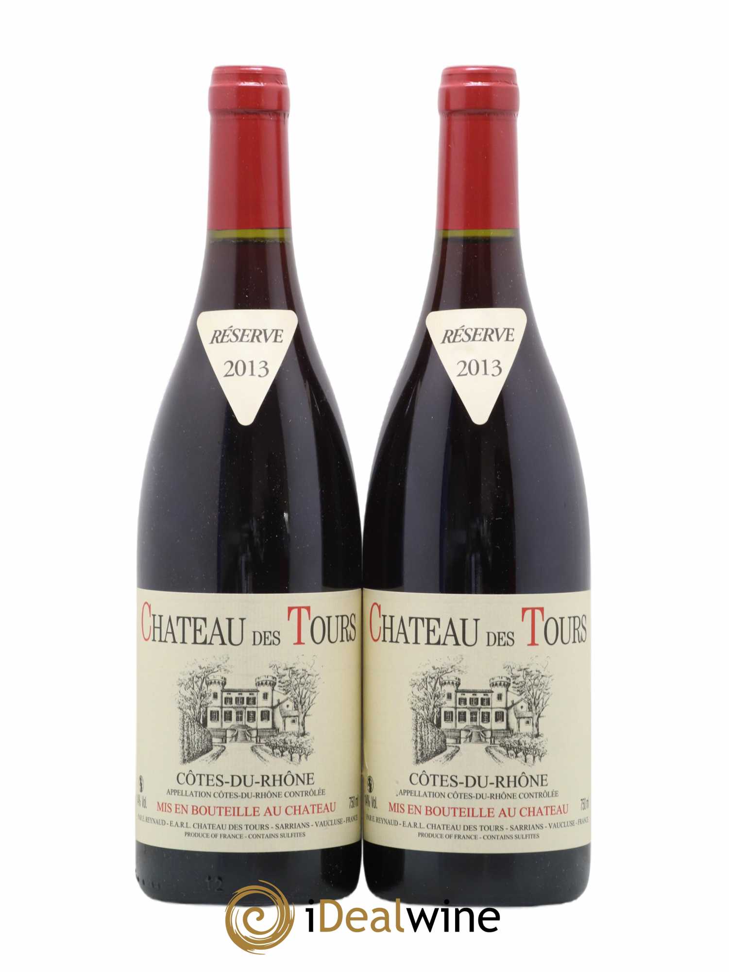 Côtes-du-Rhône Château des Tours Emmanuel Reynaud 2013 - Lot de 2 bouteilles - 0
