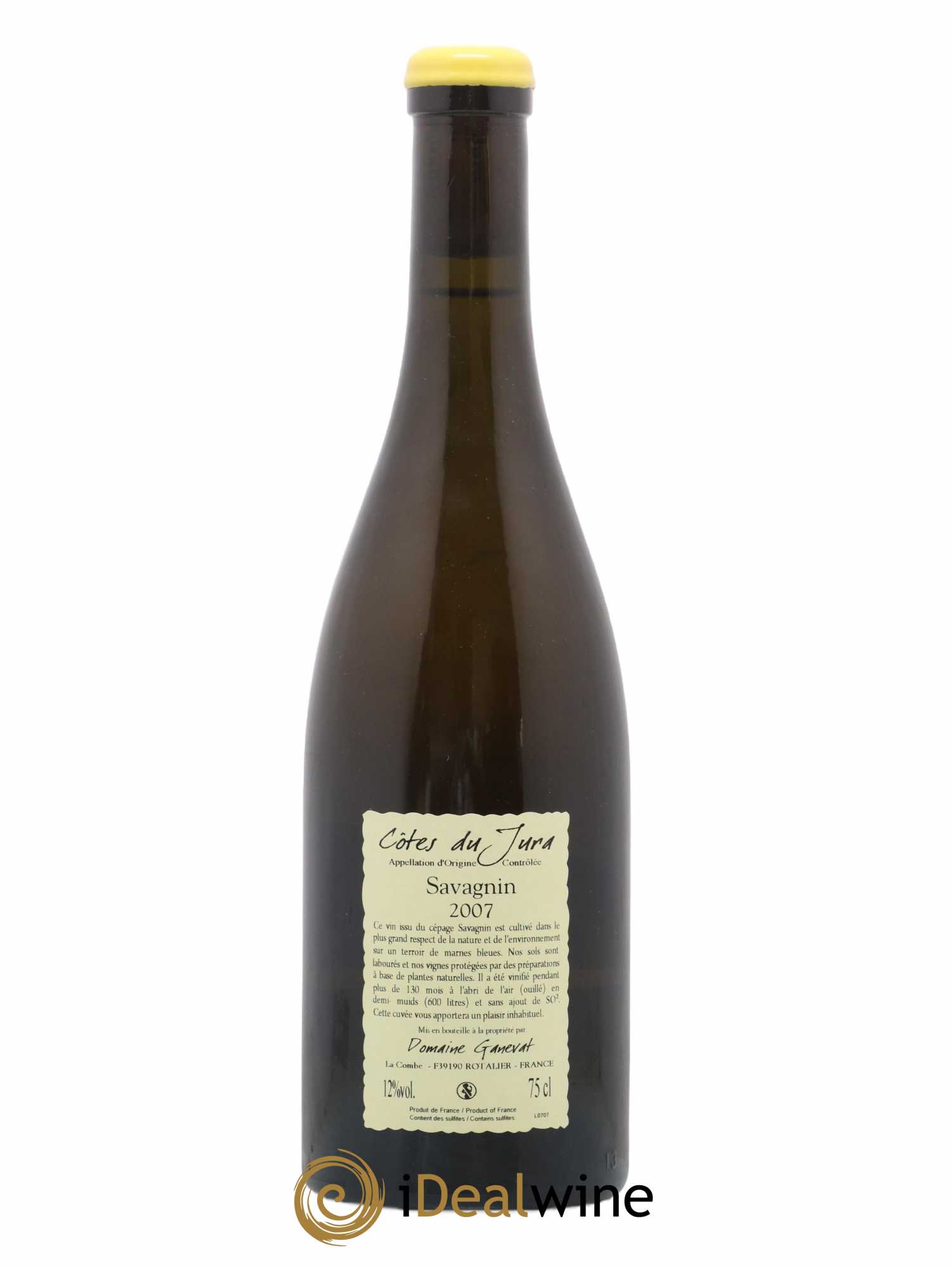 Côtes du Jura Les Vignes de mon Père Jean-François Ganevat (Domaine)  2007 - Lot de 1 bouteille - 1