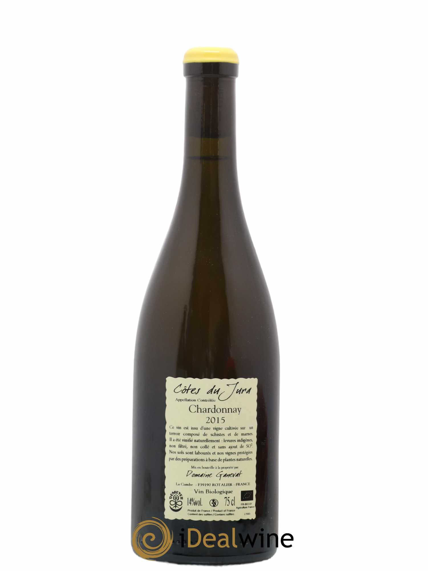 Côtes du Jura Grusse en Billat Jean-François Ganevat (Domaine)  2015 - Lot de 1 bouteille - 1