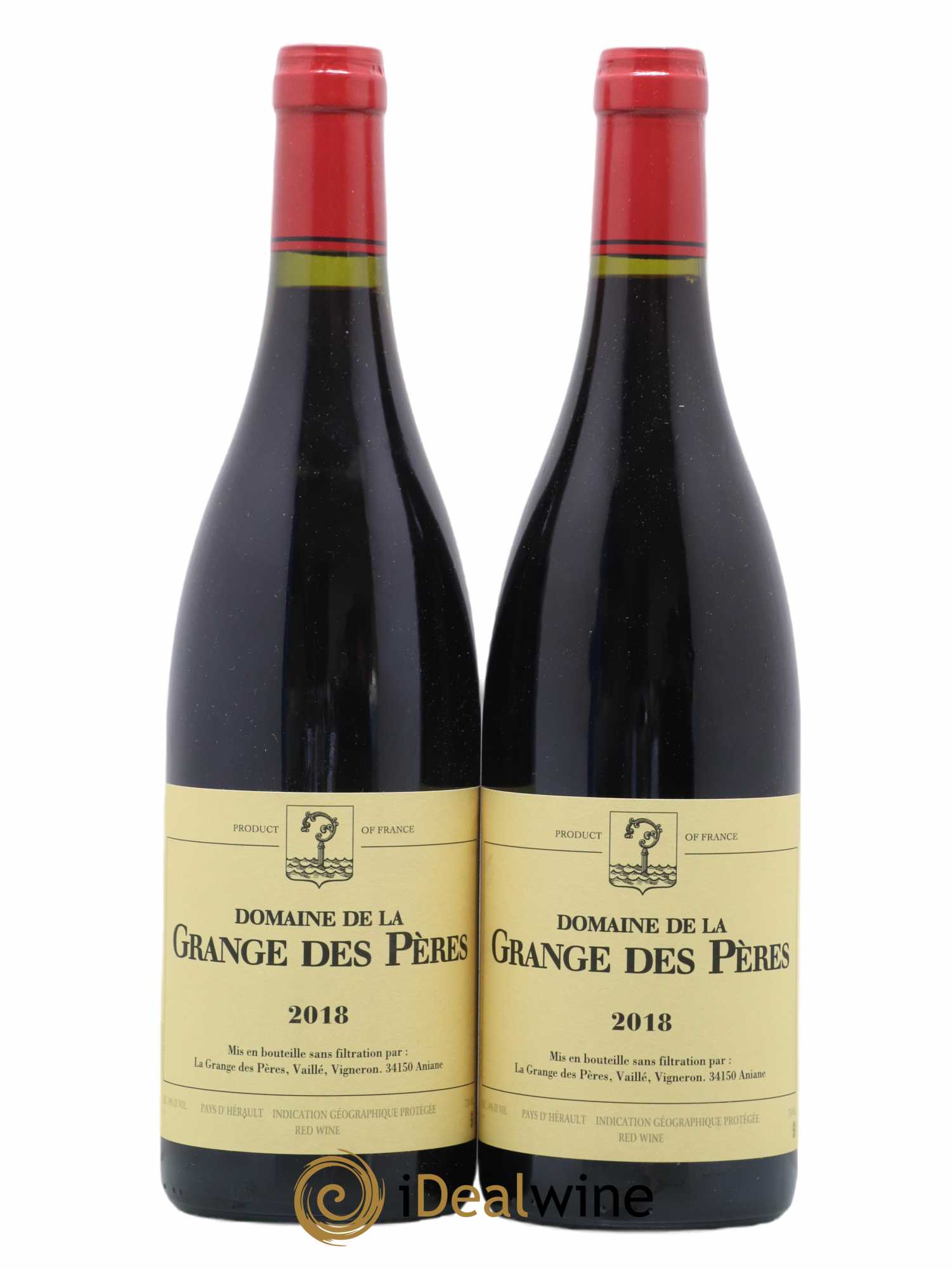 Pays d'Hérault Grange des Pères Laurent Vaillé 2018 - Lot de 2 bouteilles - 0