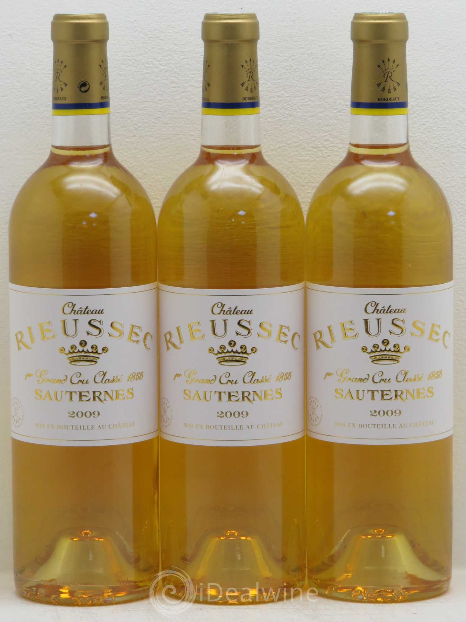 Château Rieussec 1er Grand Cru Classé 2009 - Lotto di 3 bottiglie - 0
