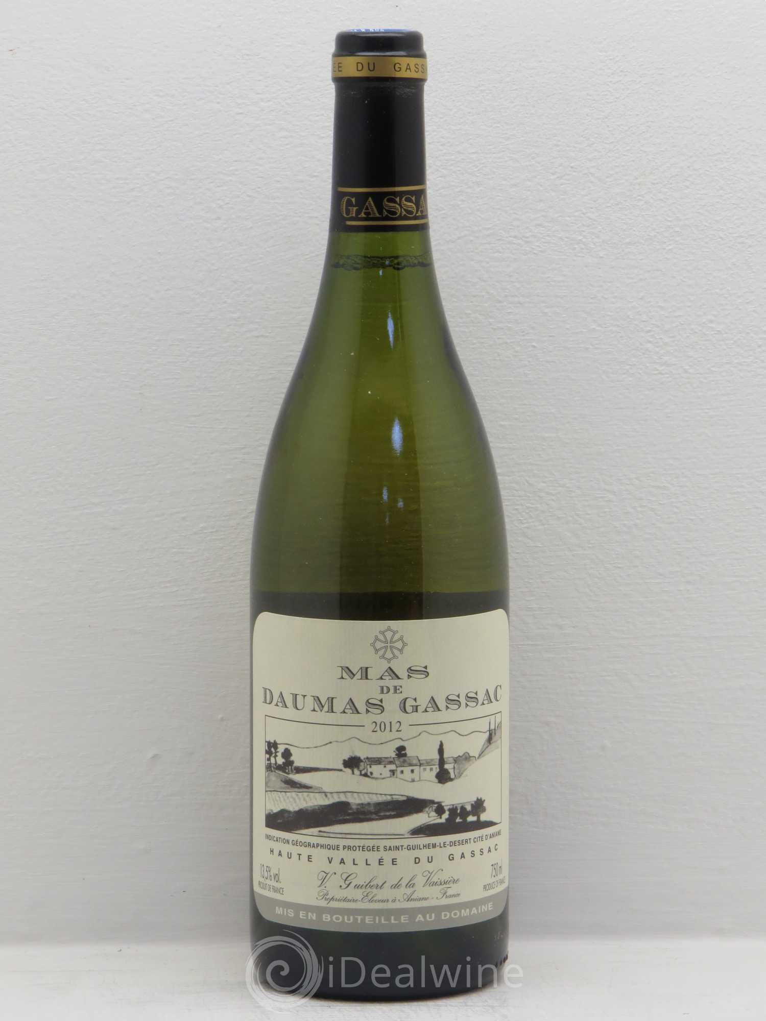 Saint-Guilhem-le-Désert - Cité d'Aniane Mas Daumas Gassac Famille Guibert de La Vaissière 2012 - Lot de 6 bouteilles - 0