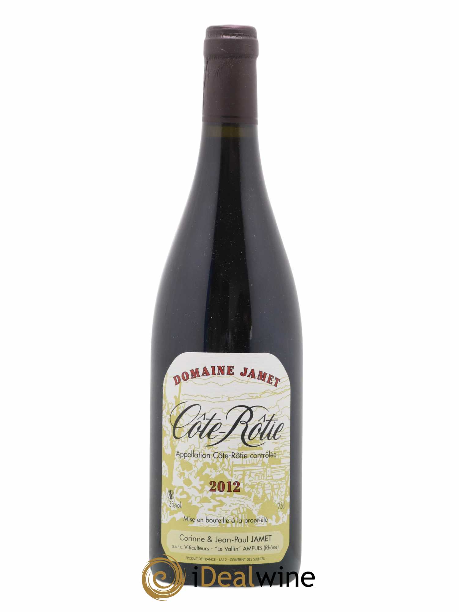 Côte-Rôtie Jamet (Domaine) 2012 - Lot de 1 bouteille - 0