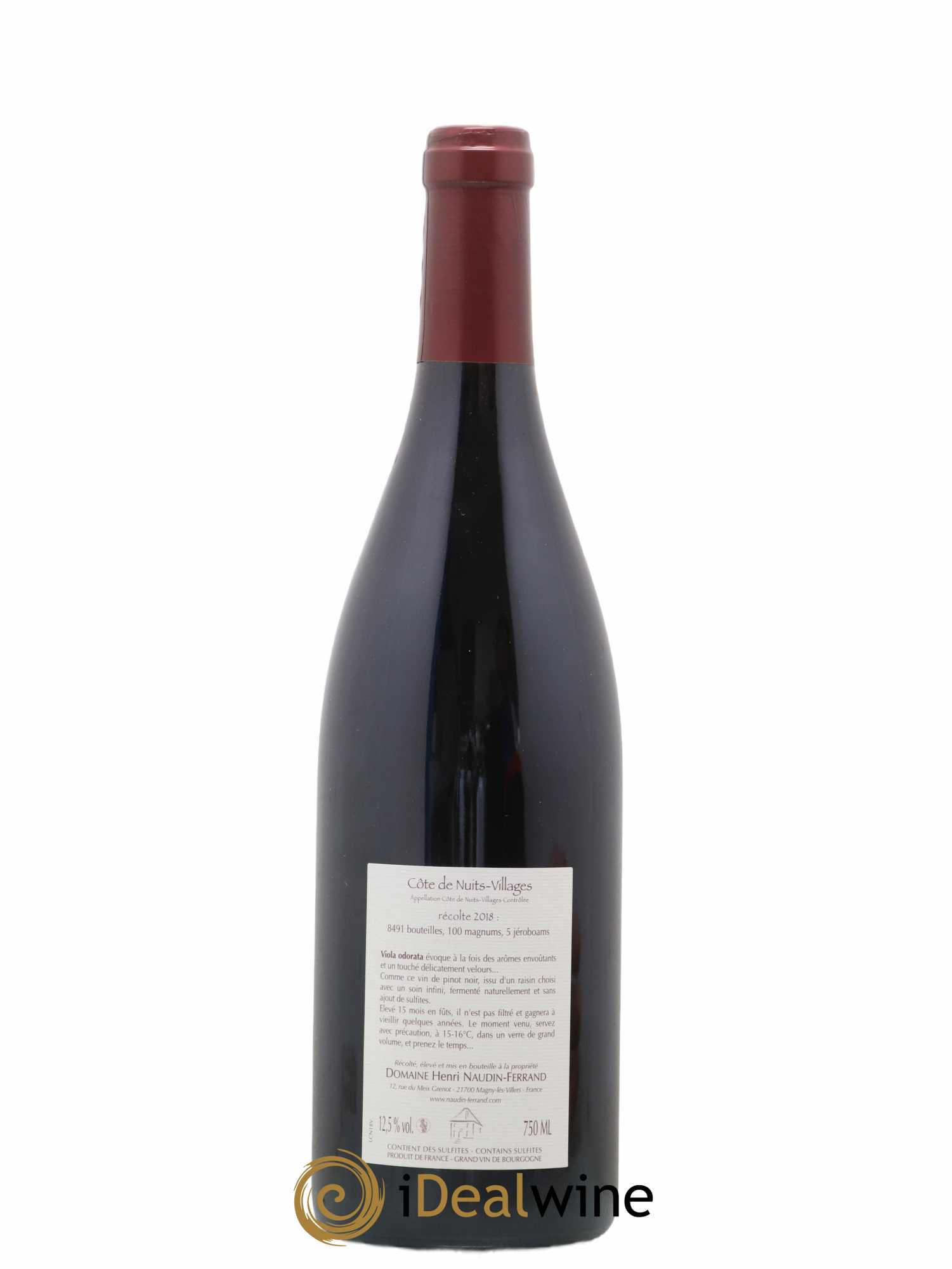 Côte de Nuits-Villages Viola Odorata Naudin-Ferrand (Domaine) 2018 - Lot de 1 bouteille - 1