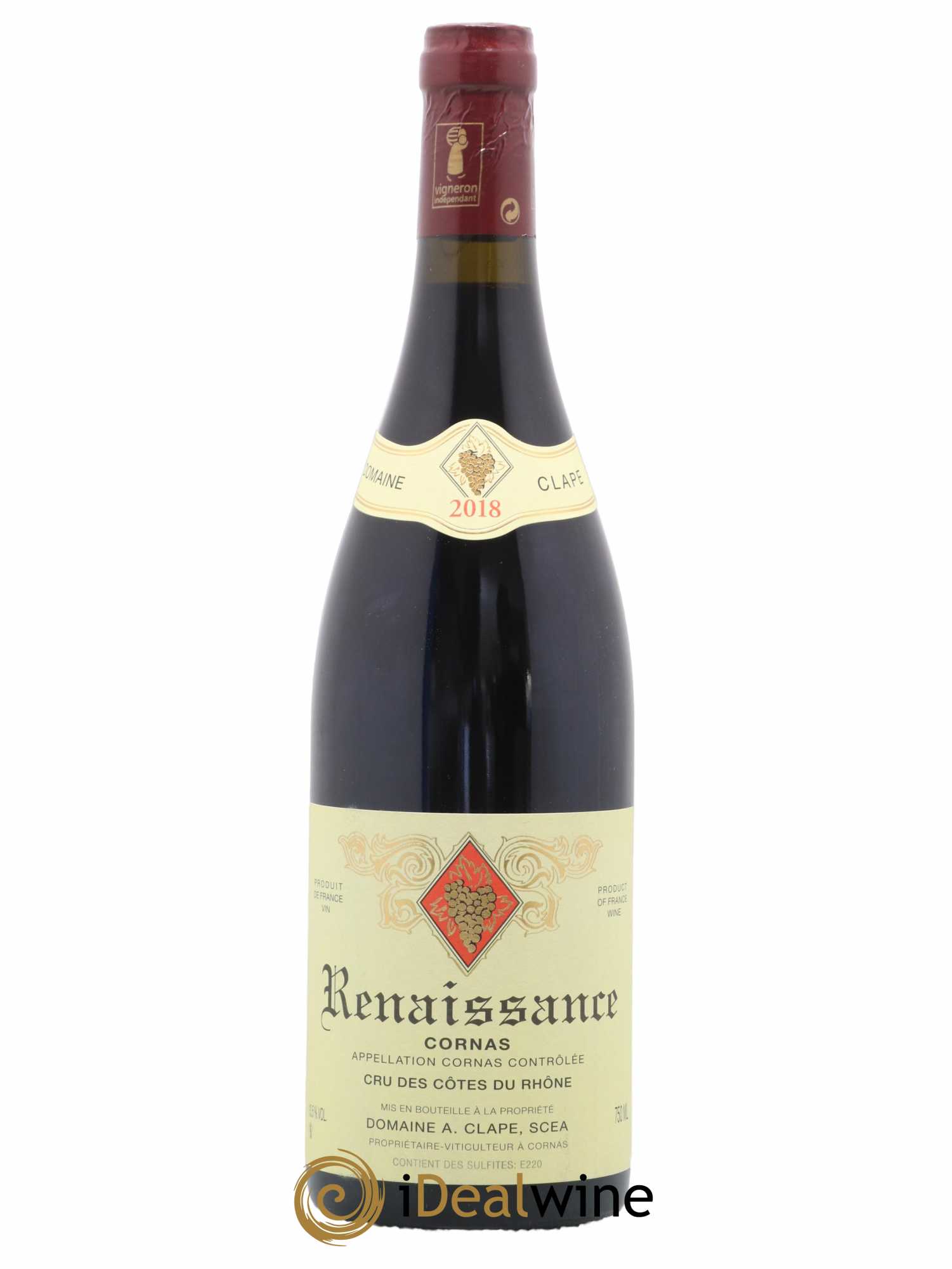 Cornas Renaissance Auguste Clape 2018 - Lotto di 1 bottiglia - 0
