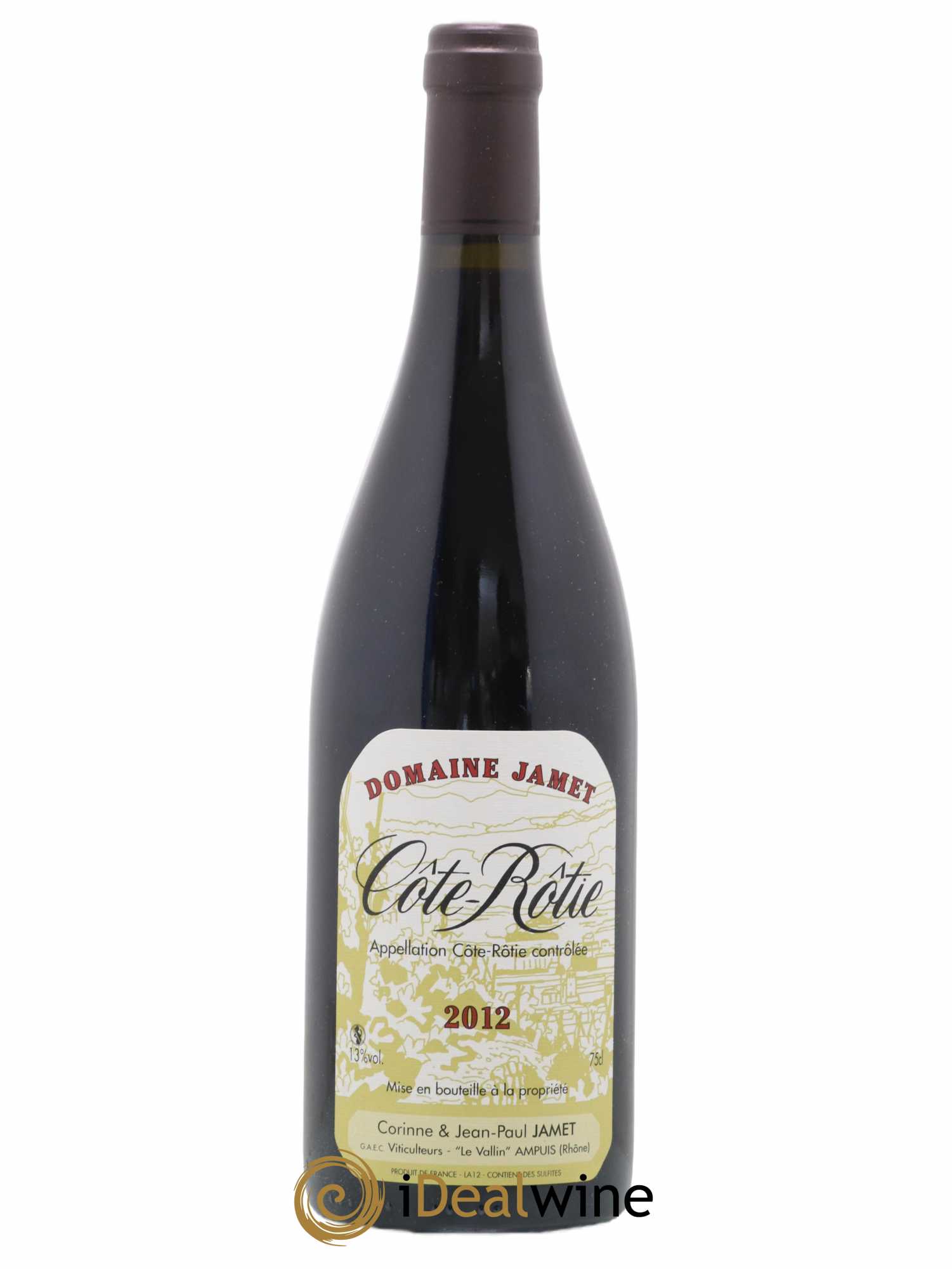 Côte-Rôtie Jamet (Domaine) 2012 - Lot de 1 bouteille - 0