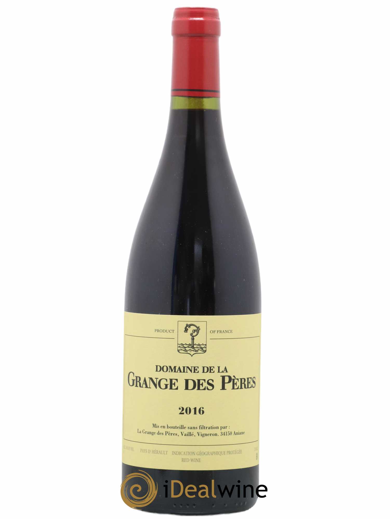 Pays d'Hérault Grange des Pères Laurent Vaillé 2016 - Lot de 1 bouteille - 0