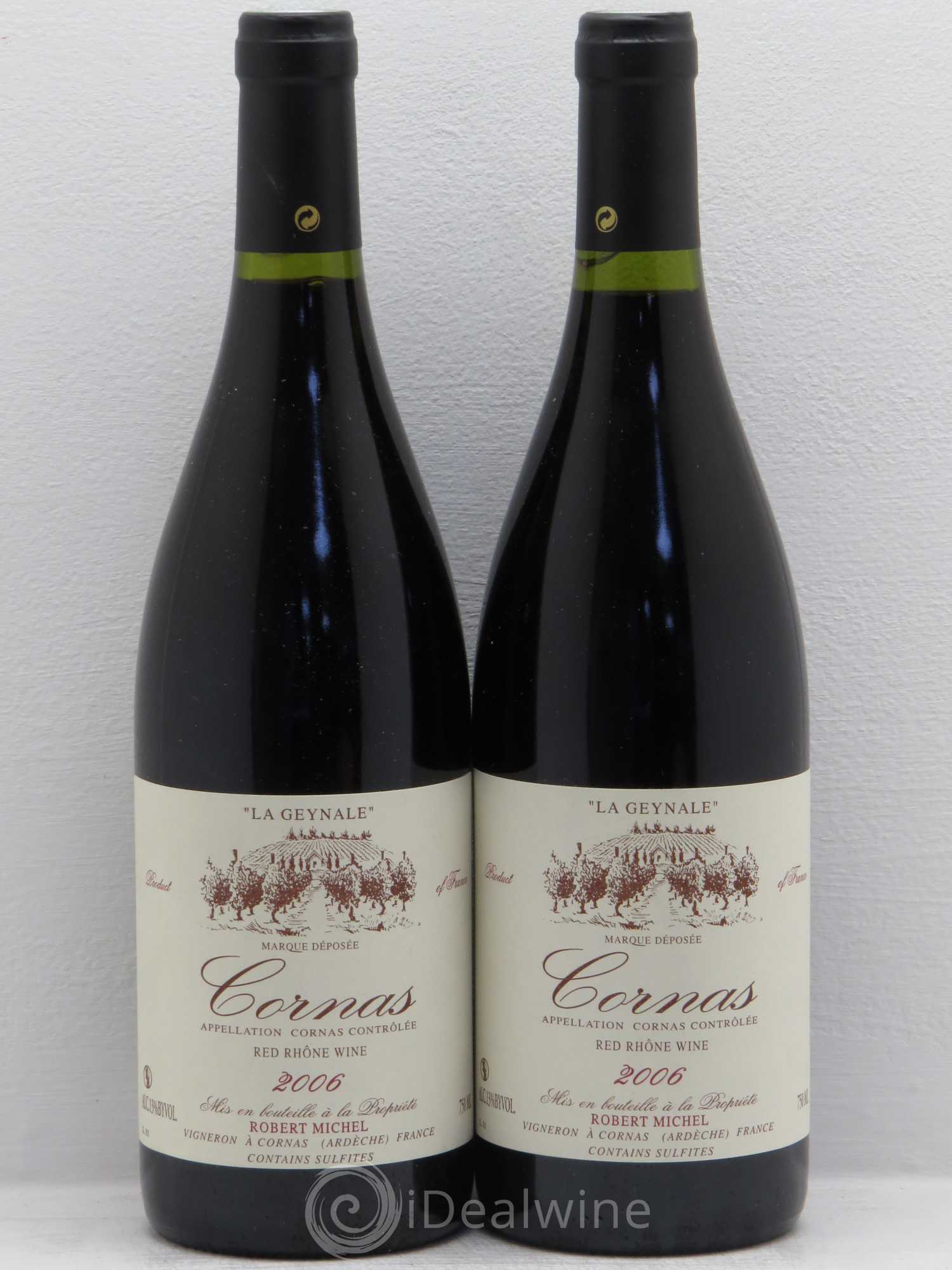 Cornas La Geynale Robert Michel 2006 - Lot de 2 bouteilles - 0