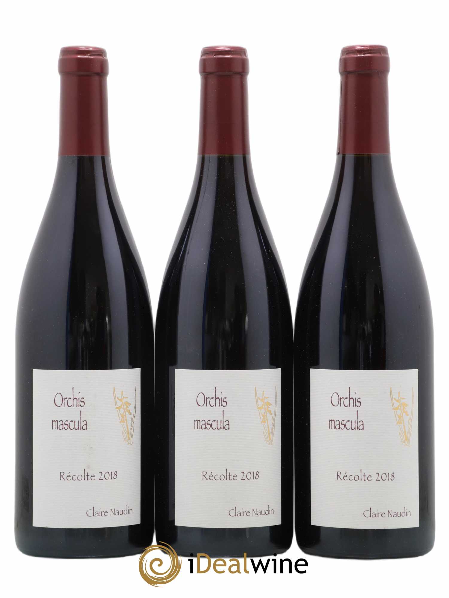 Hautes-Côtes de Beaune Orchis Mascula Naudin-Ferrand (Domaine) 2018 - Lotto di 3 bottiglie - 0