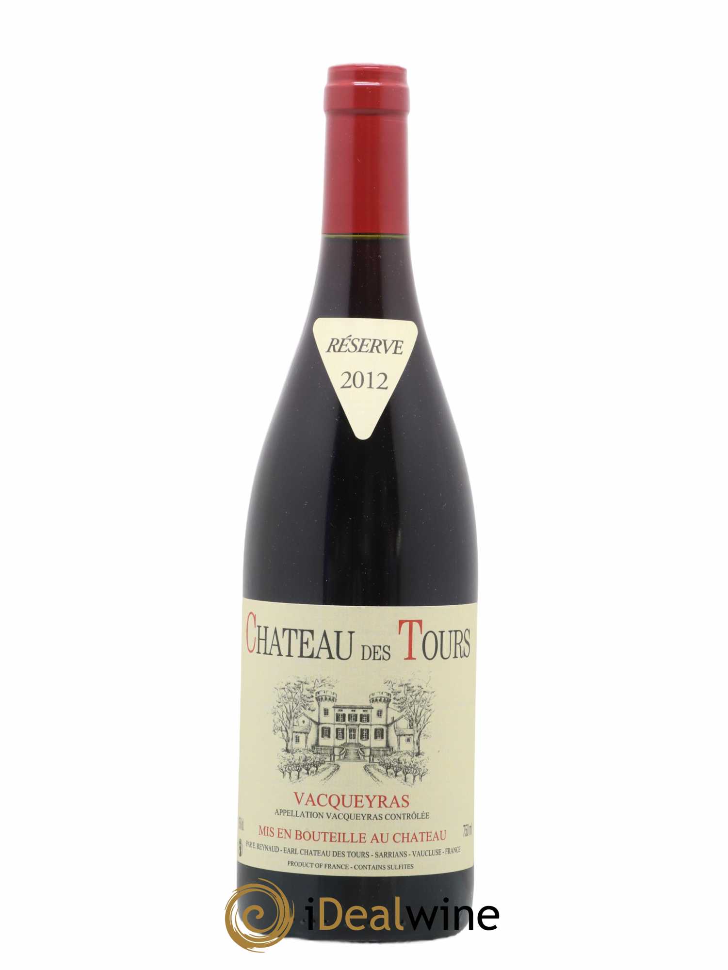 Vacqueyras Château des Tours Emmanuel Reynaud 2012 - Lot de 1 bouteille - 0