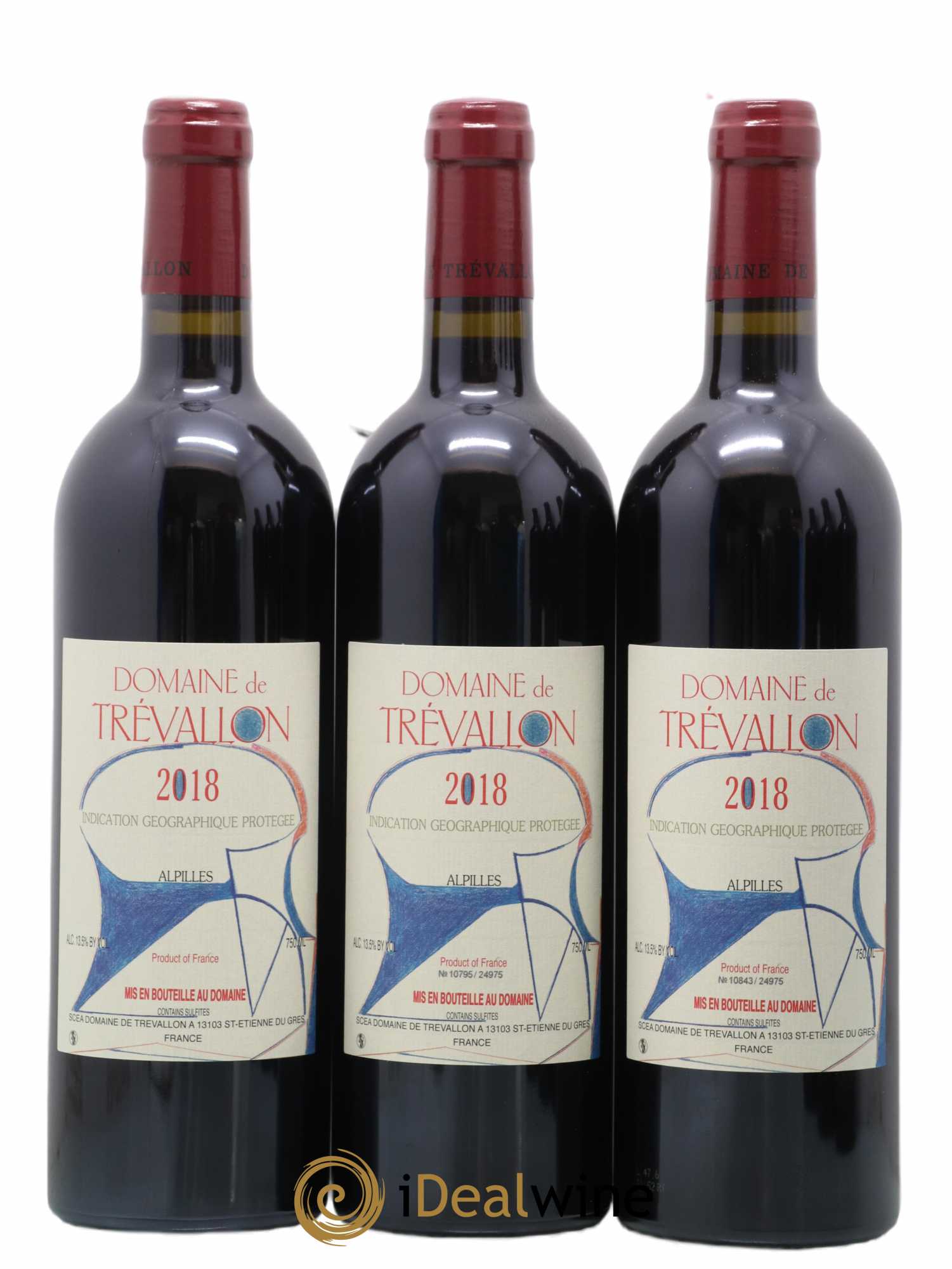 Alpilles Trévallon (Domaine de) Eloi Dürrbach  2018 - Lotto di 6 bottiglie - 1