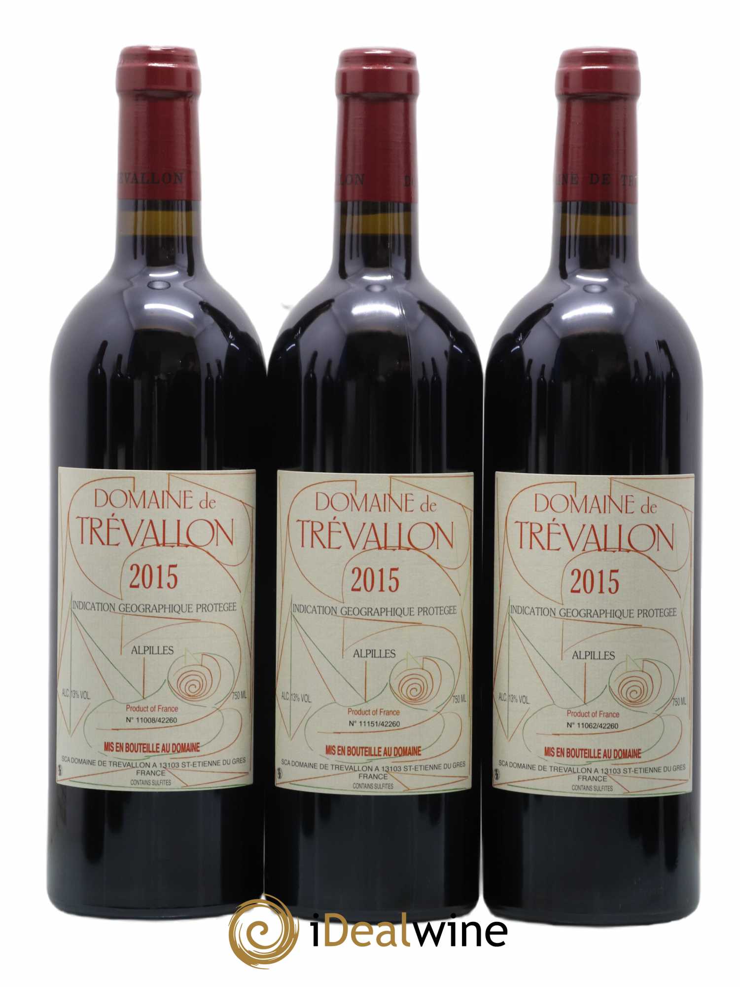 Alpilles Trévallon (Domaine de) Eloi Dürrbach 2015 - Lot de 12 bouteilles - 1