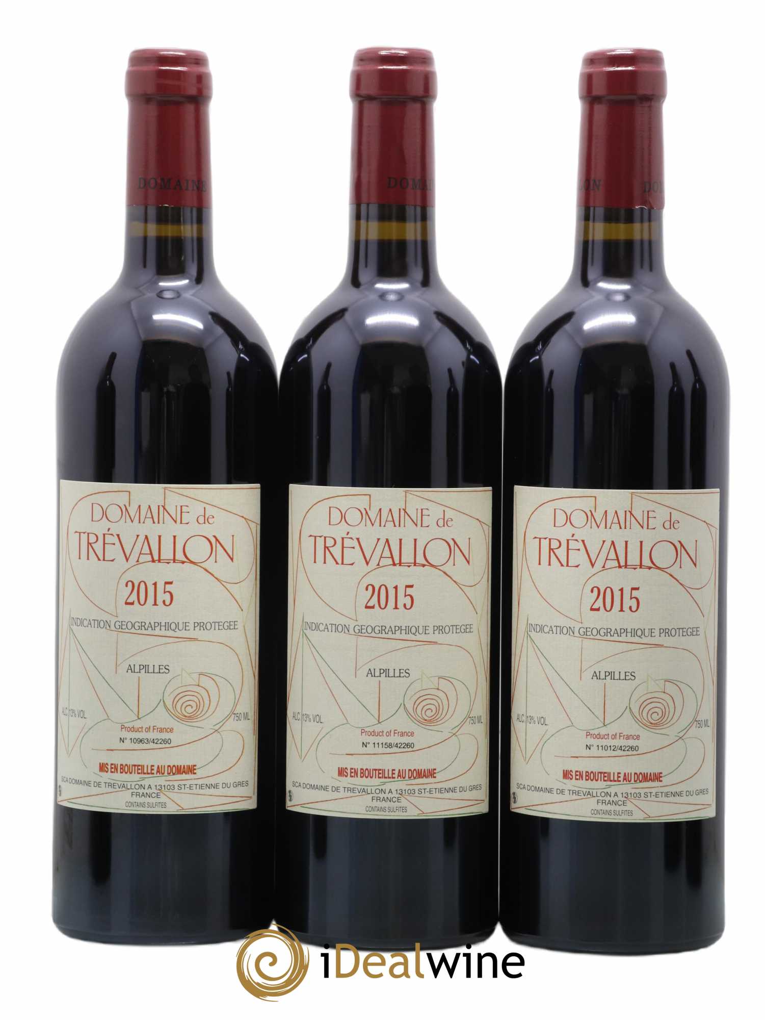 Alpilles Trévallon (Domaine de) Eloi Dürrbach 2015 - Lot de 12 bouteilles - 2