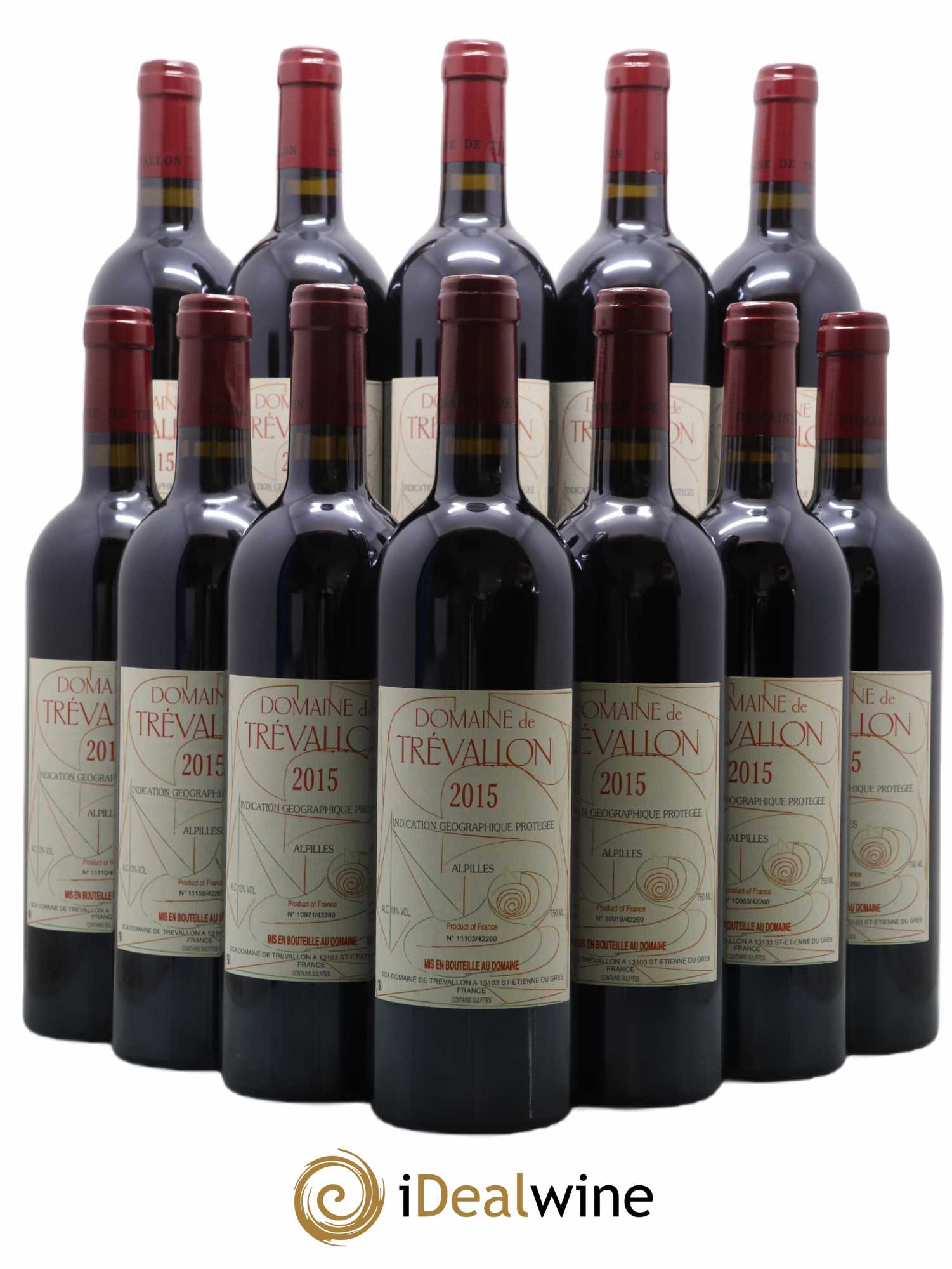 Alpilles Trévallon (Domaine de) Eloi Dürrbach 2015 - Lot de 12 bouteilles - 0