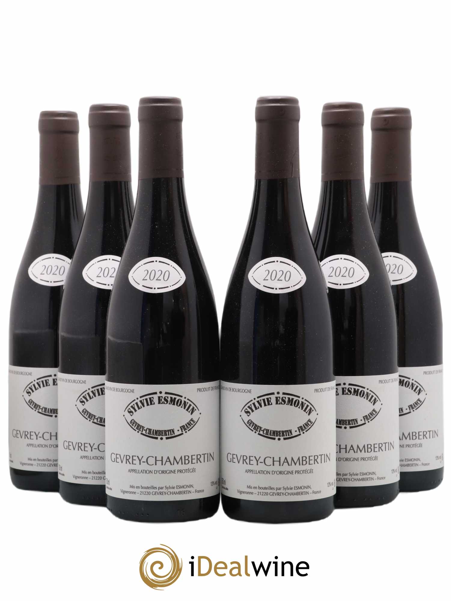 Gevrey-Chambertin Sylvie Esmonin 2020 - Lot de 6 bouteilles - 0