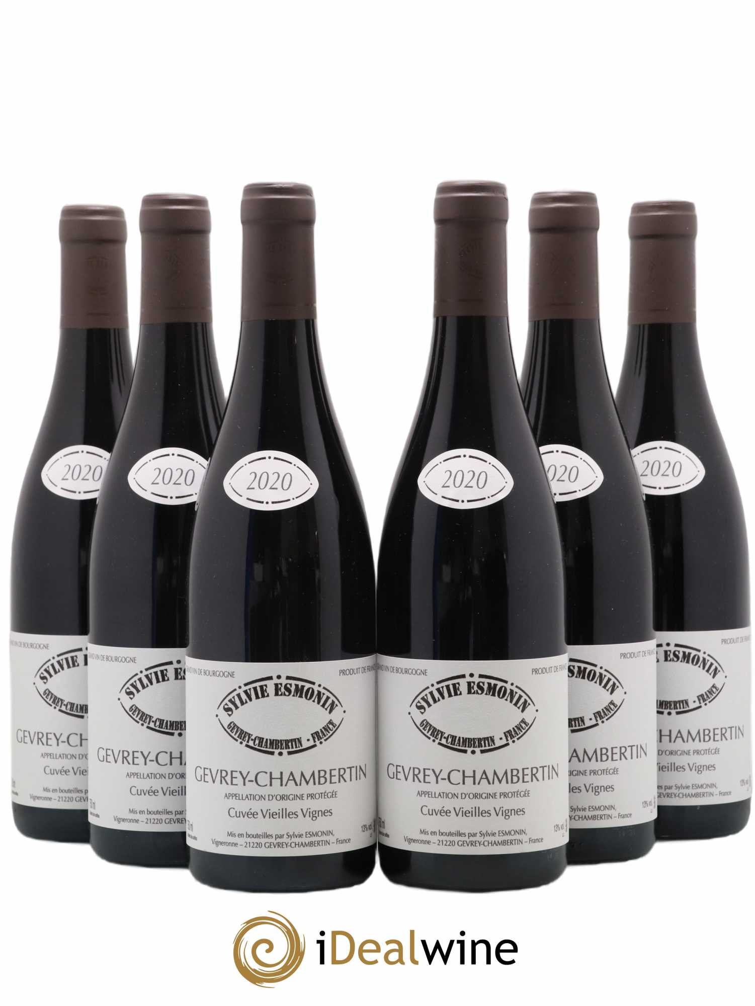 Gevrey-Chambertin Vieilles Vignes Sylvie Esmonin 2020 - Lot de 6 bouteilles - 0